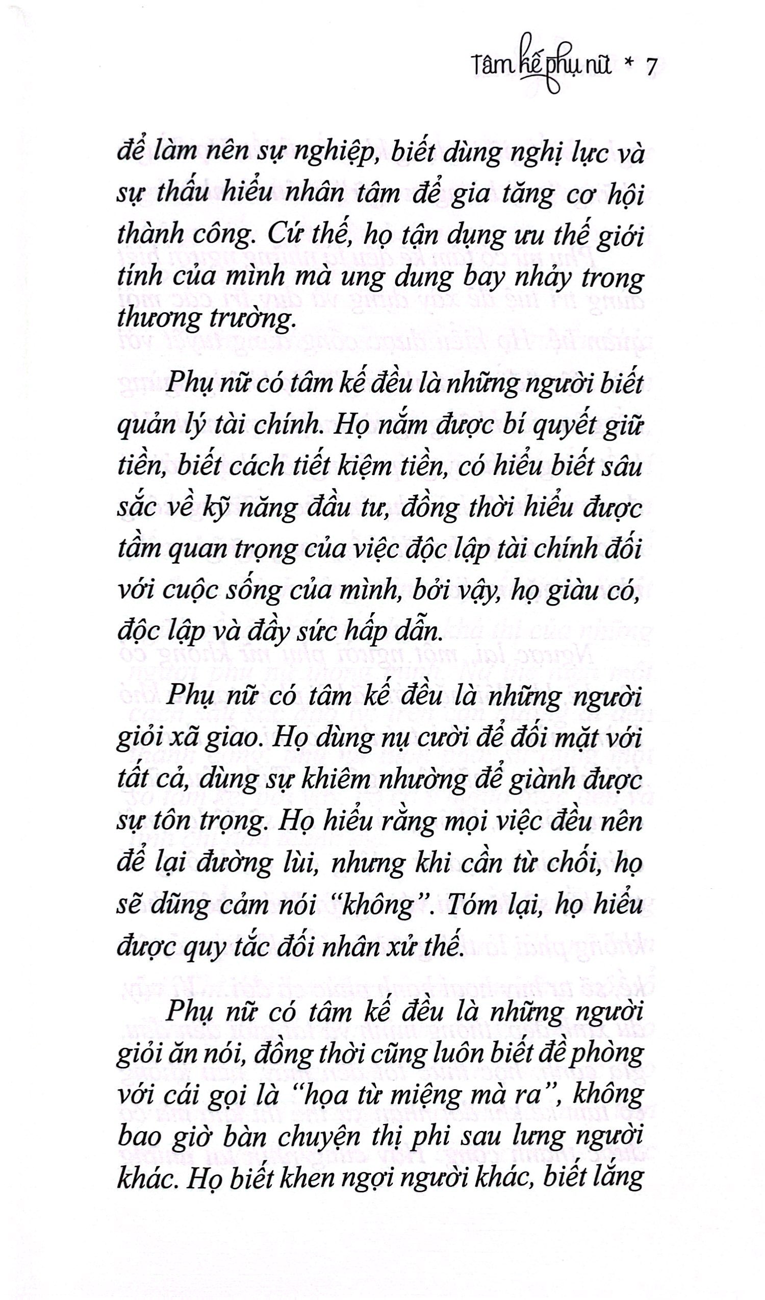 tâm kế phụ nữ - Ảnh 5