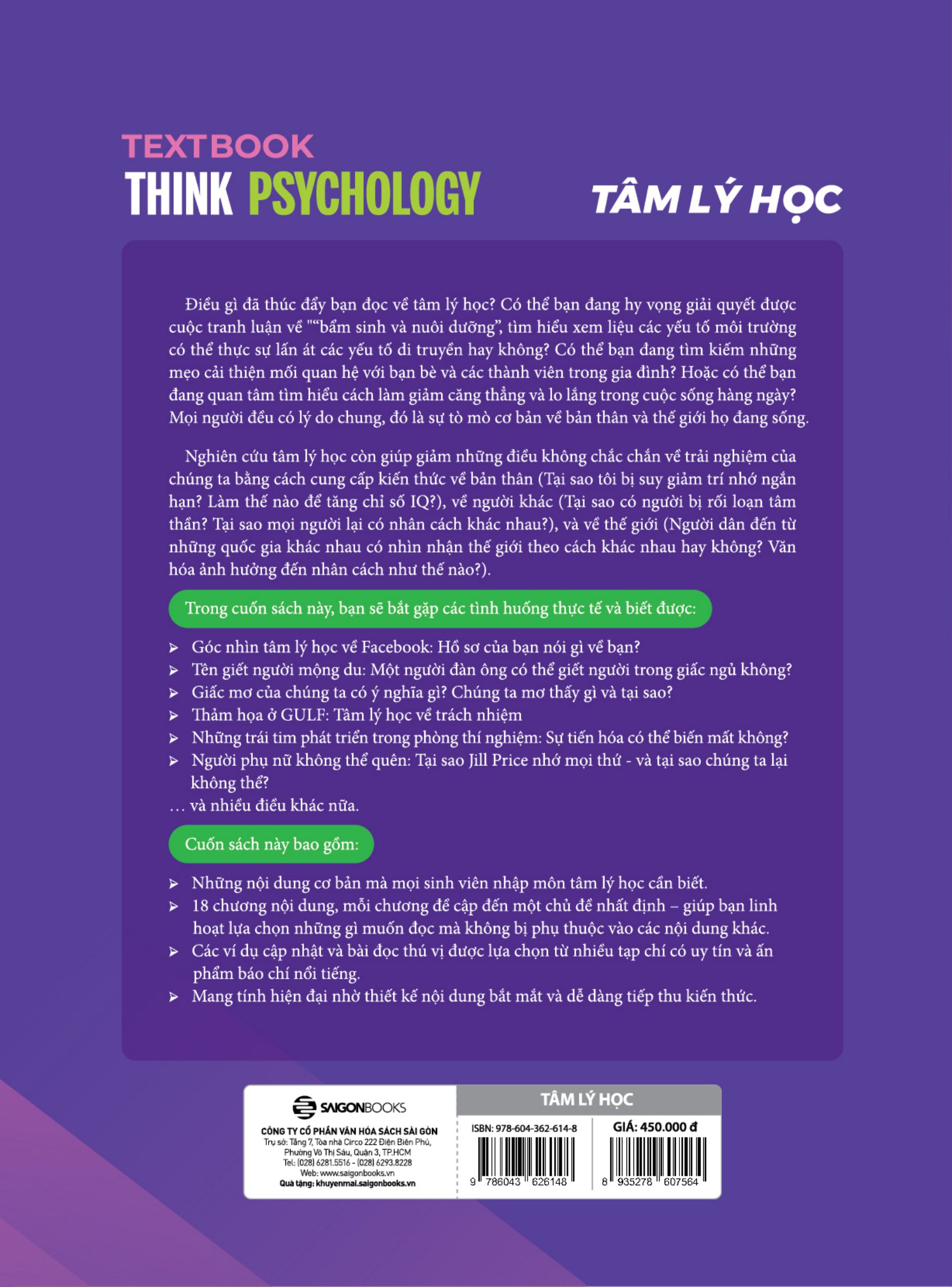 tâm lý học - think psychology - text book - Ảnh 16