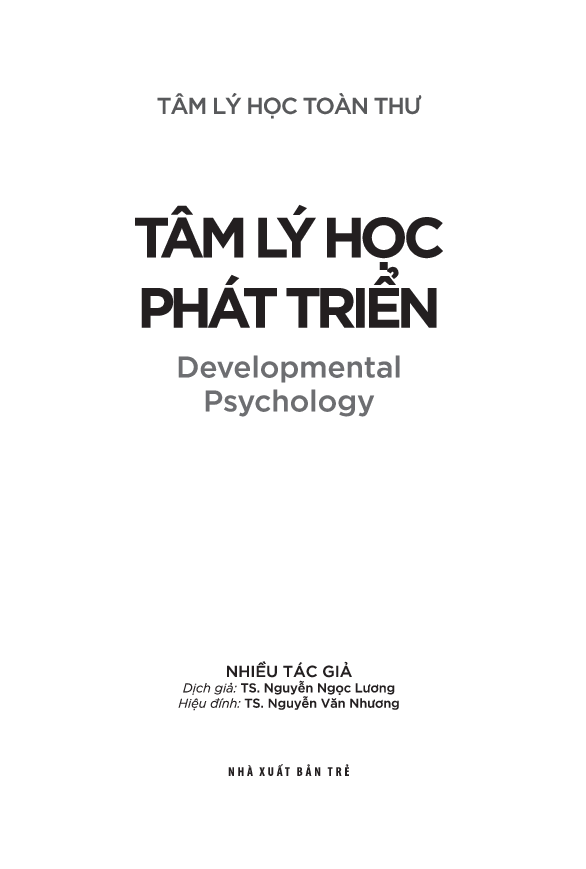 tâm lý học toàn thư - tâm lý học phát triển - Ảnh 3