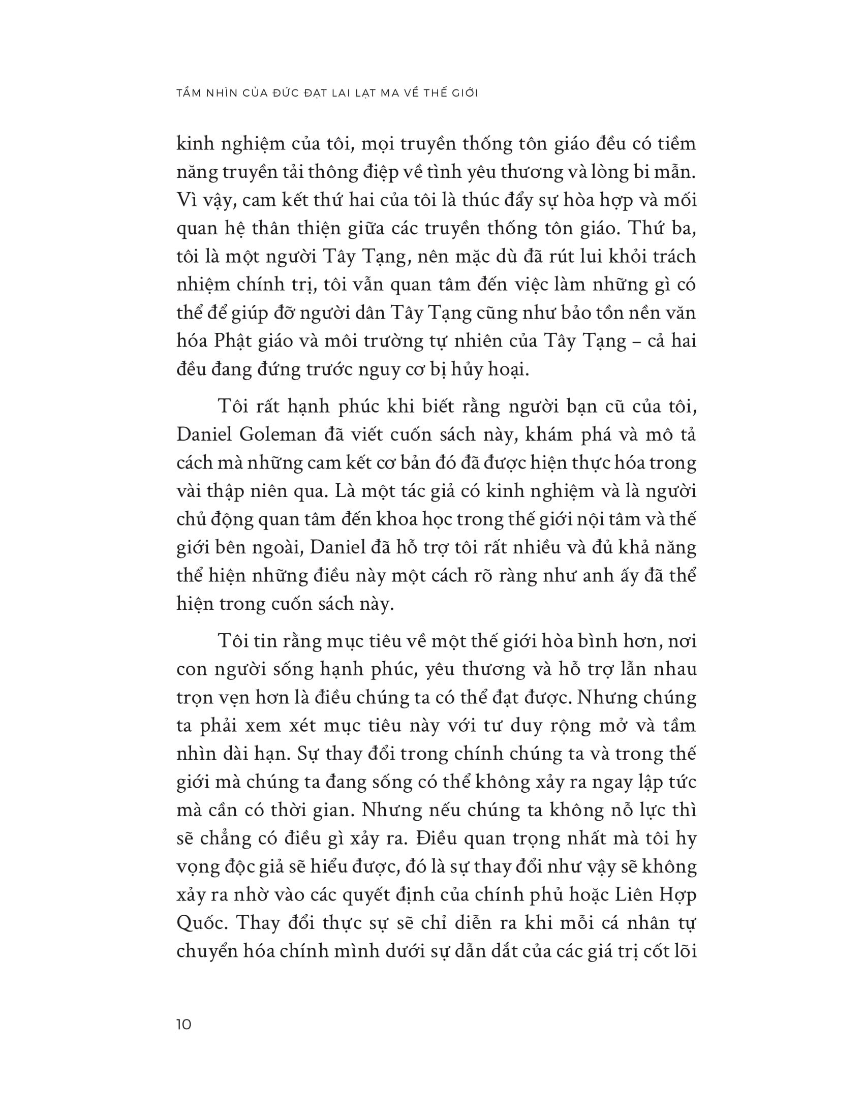 Tầm Nhìn Của Đức Đạt Lai Lạt Ma Về Thế Giới - Ảnh 9