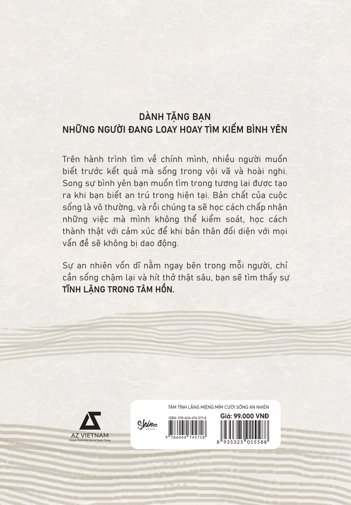 tâm tĩnh lặng miệng mỉm cười sống an nhiên - Ảnh 3