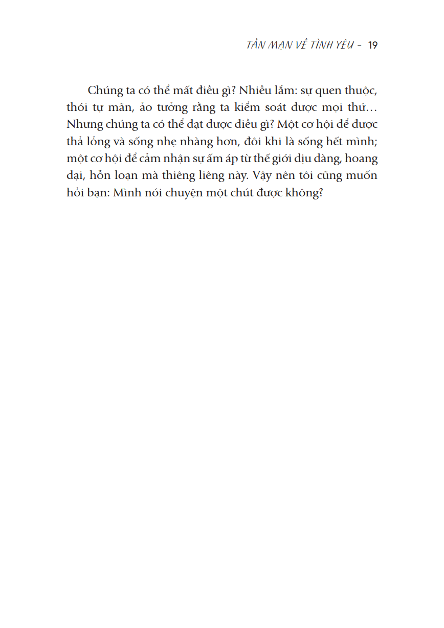 Tản Mạn Về Tình Yêu - Somehow - Ảnh 11