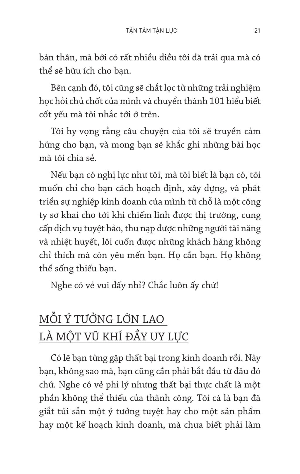 tận tâm tận lực - 101 bài học kinh doanh thực tiễn cho doanh nhân khởi nghiệp - all in - Ảnh 18