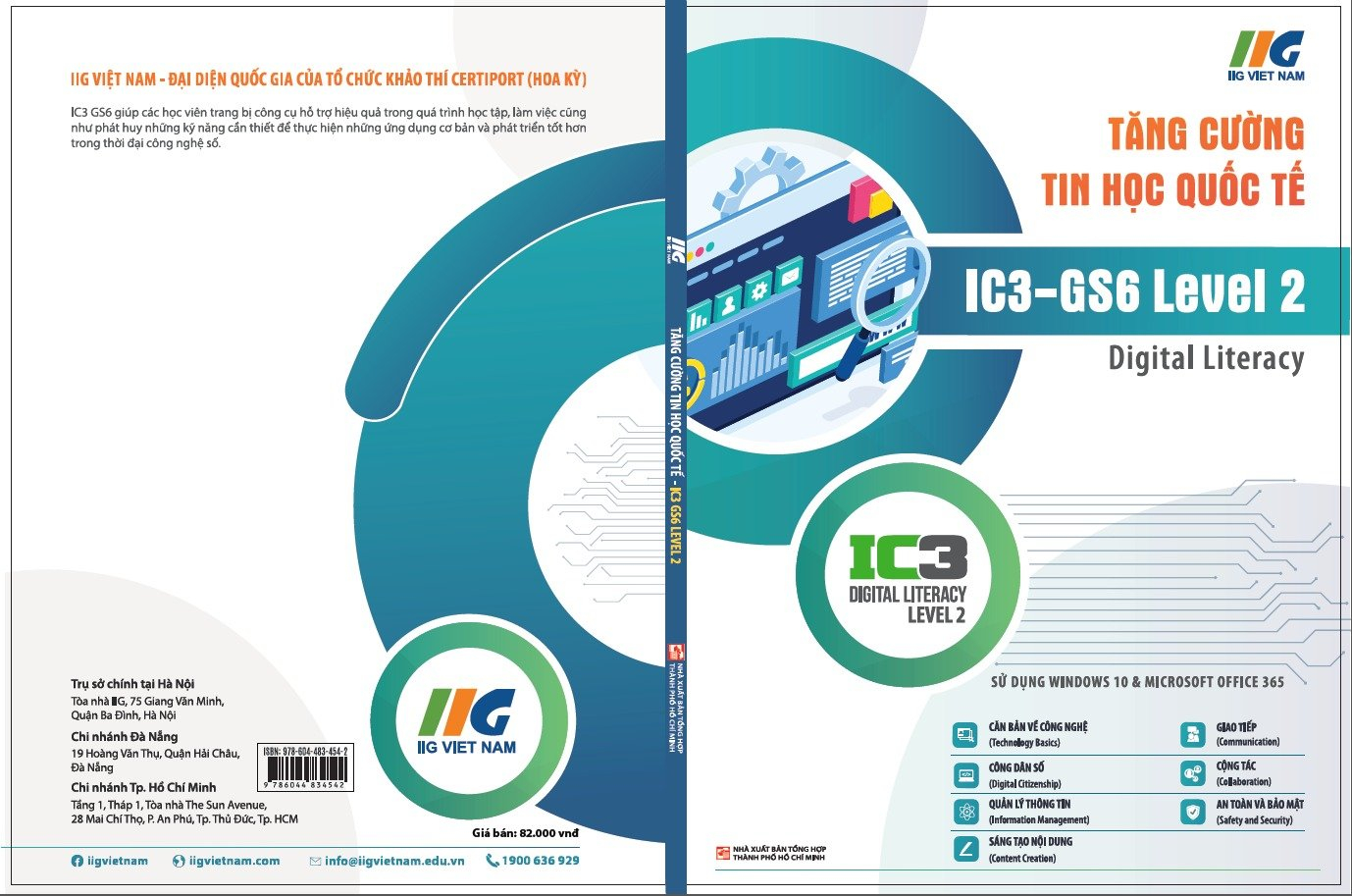 tăng cường tin học quốc tế - ic3-gs6 level 2 - digital literacy (tái bản 2024) - Ảnh 3