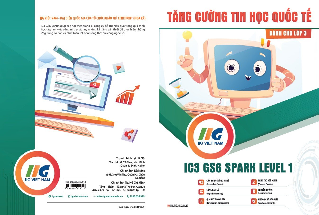 tăng cường tin học quốc tế - ic3 gs6 spark level 1 - dành cho lớp 3 (tái bản 2024) - Ảnh 3