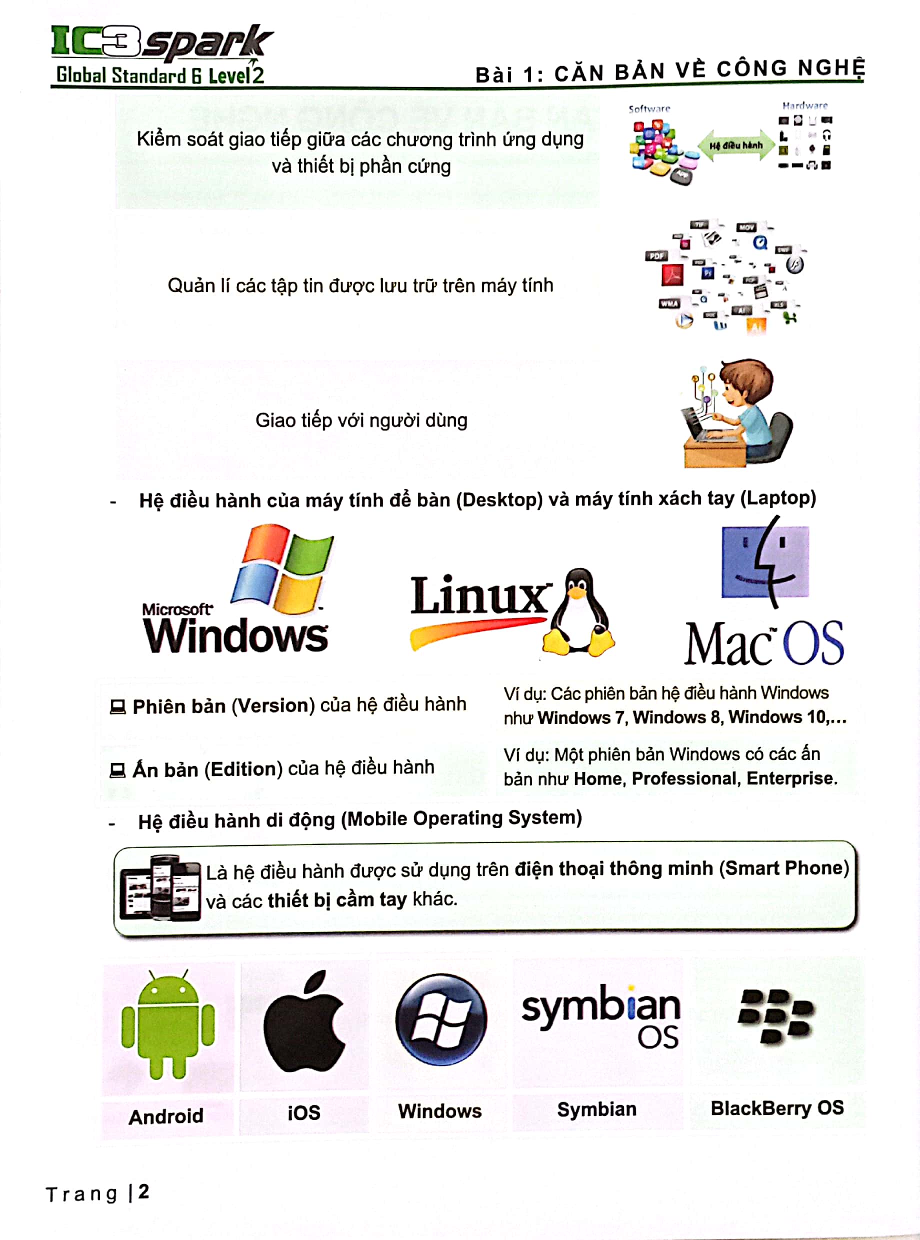 tăng cường tin học quốc tế - ic3 gs6 spark level 2 (tái bản 2024) - Ảnh 6