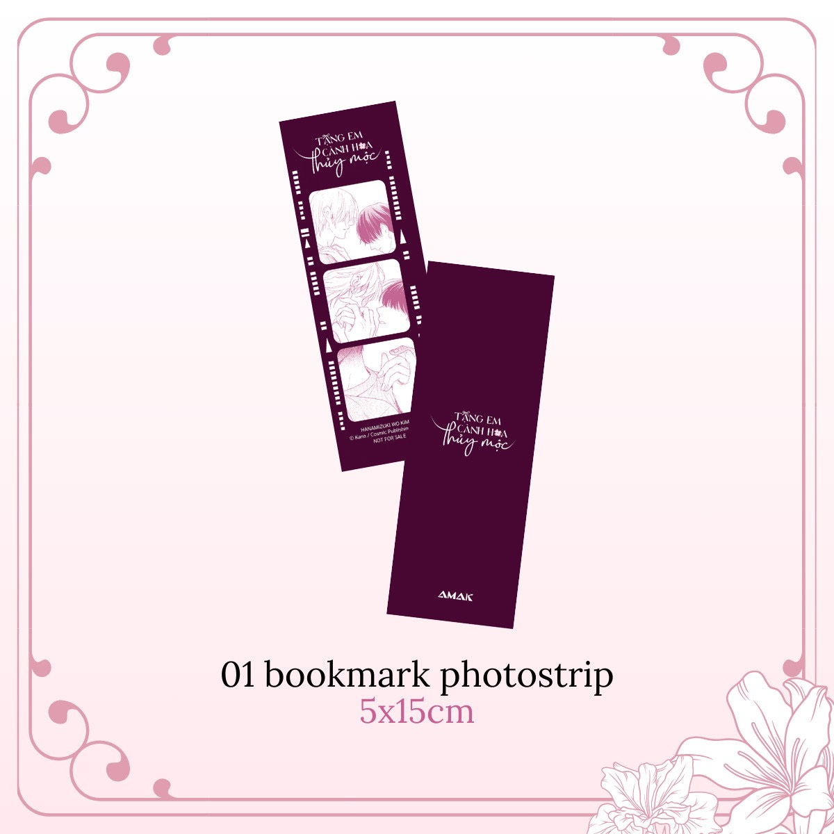 tặng em cành hoa thủy mộc - tặng kèm photostrip bookmark hai mặt + postcard + clearcard - Ảnh 4
