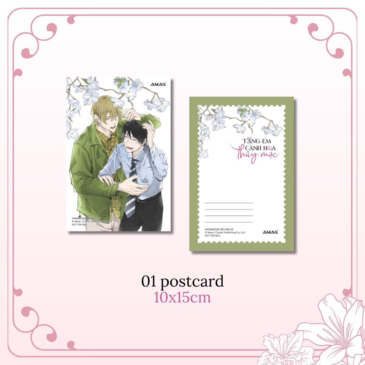 tặng em cành hoa thủy mộc - tặng kèm photostrip bookmark hai mặt + postcard + clearcard - Ảnh 5
