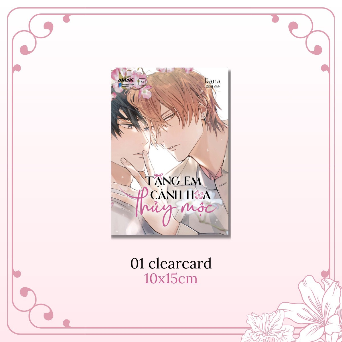 tặng em cành hoa thủy mộc - tặng kèm photostrip bookmark hai mặt + postcard + clearcard - Ảnh 6