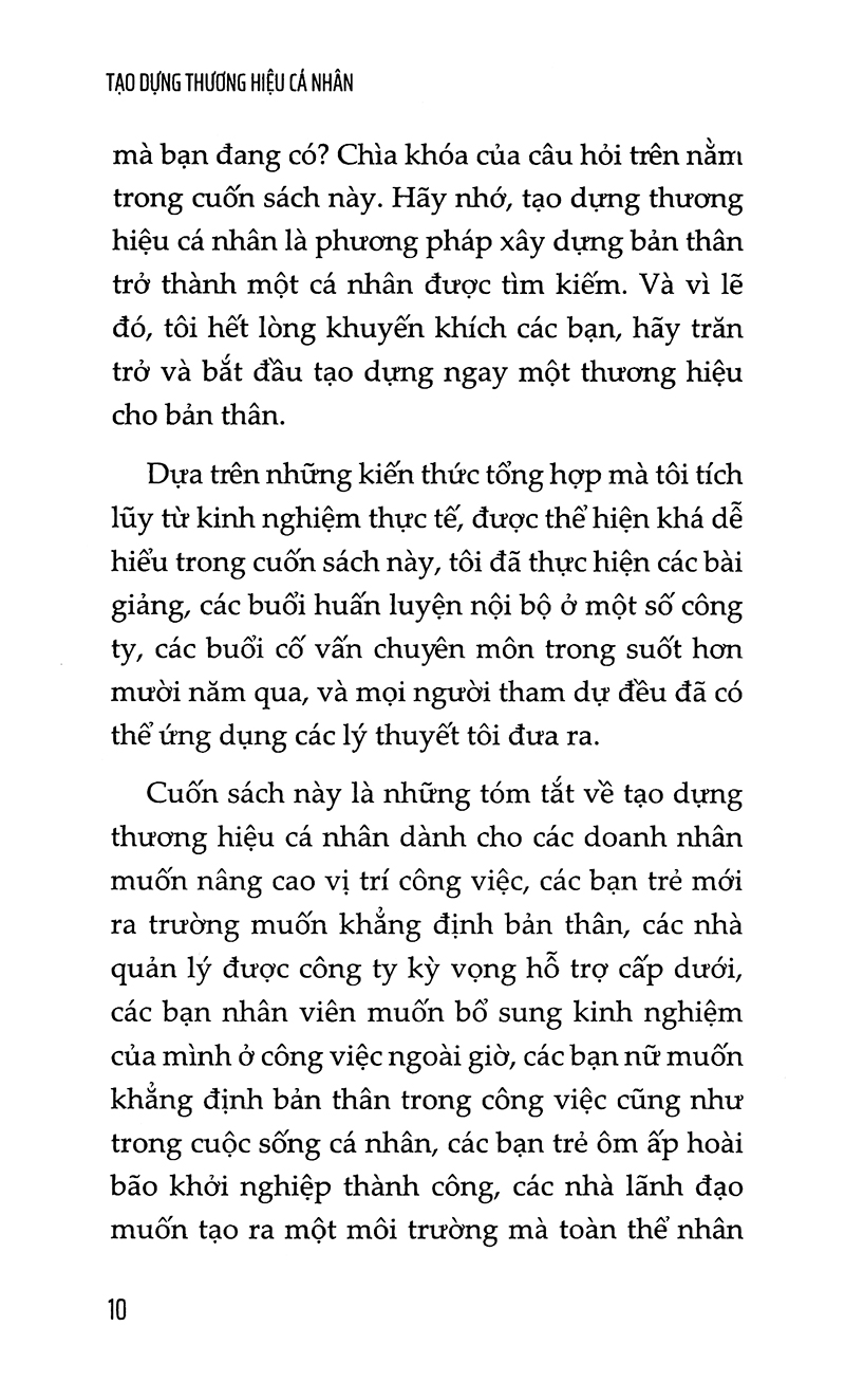 tạo dựng thương hiệu cá nhân (tái bản 2022) - Ảnh 8