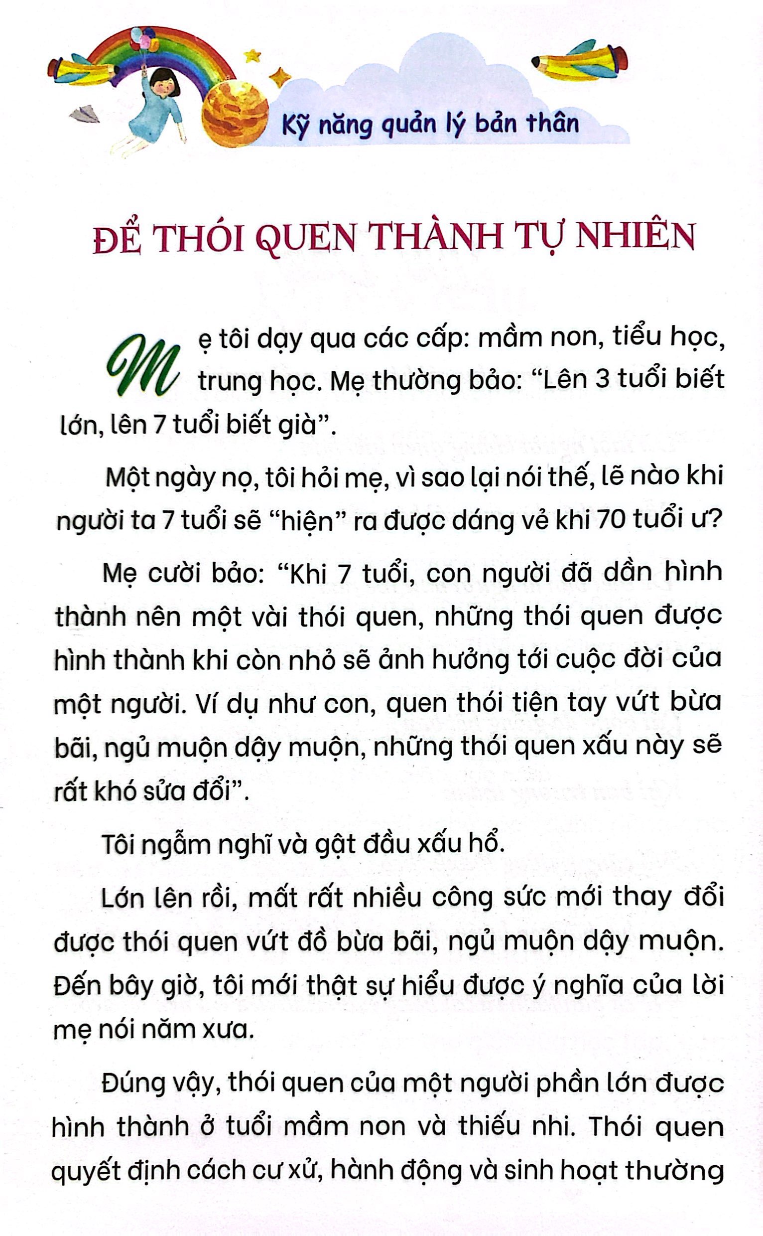 tạo lập thói quen tốt - kỹ năng quản lý bản thân - Ảnh 5