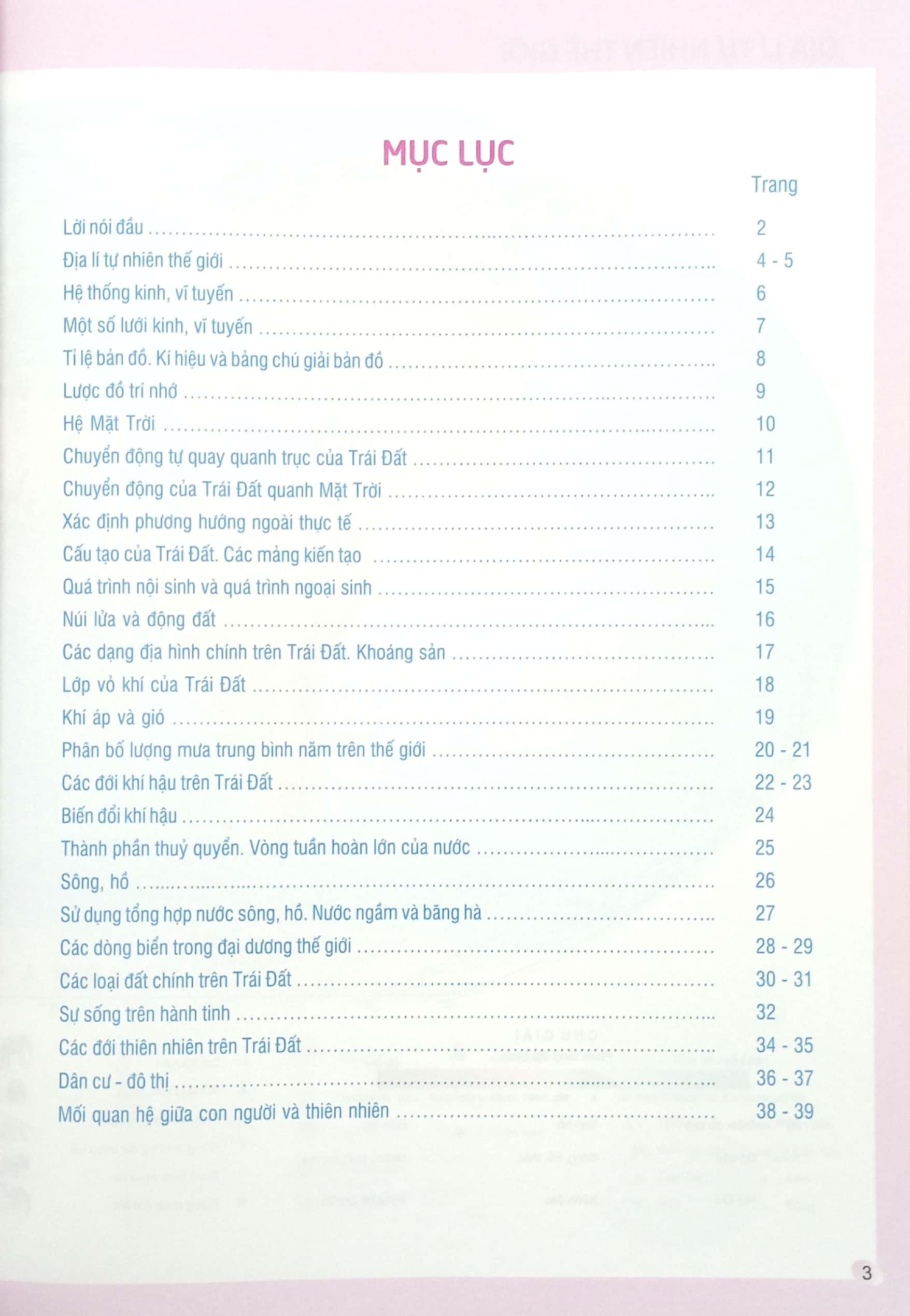 tập bản đồ lịch sử và địa lí 6 - phần địa lí (chuẩn) - Ảnh 4