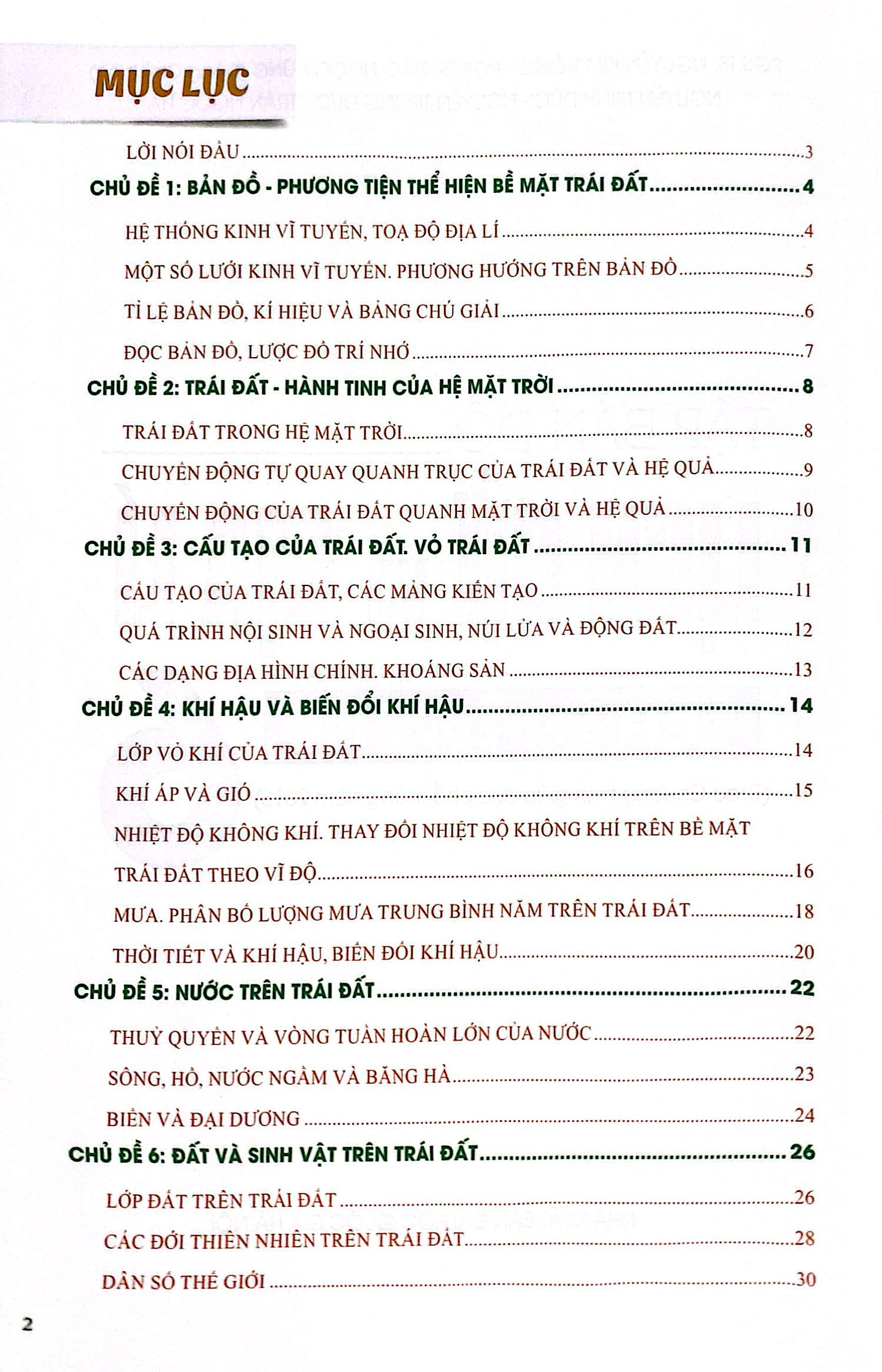 tập bản đồ lịch sử và địa lí 6 - phần địa lí (theo chương trình giáo dục phổ thông năm 2018) - Ảnh 3