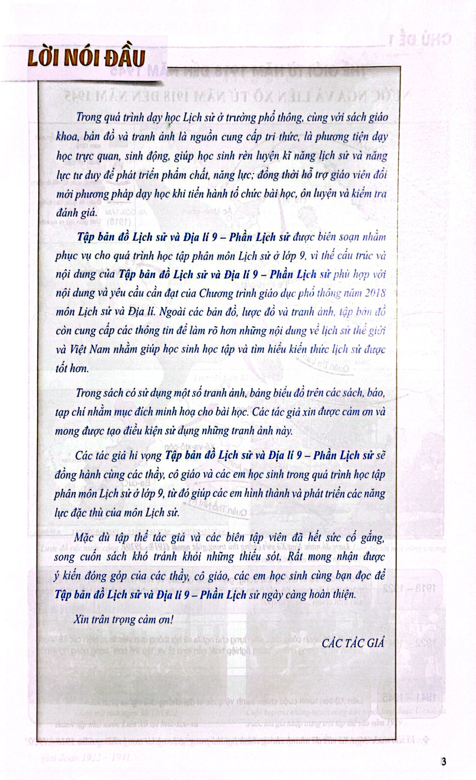 tập bản đồ lịch sử và địa lí 9 - phần lịch sử - Ảnh 4
