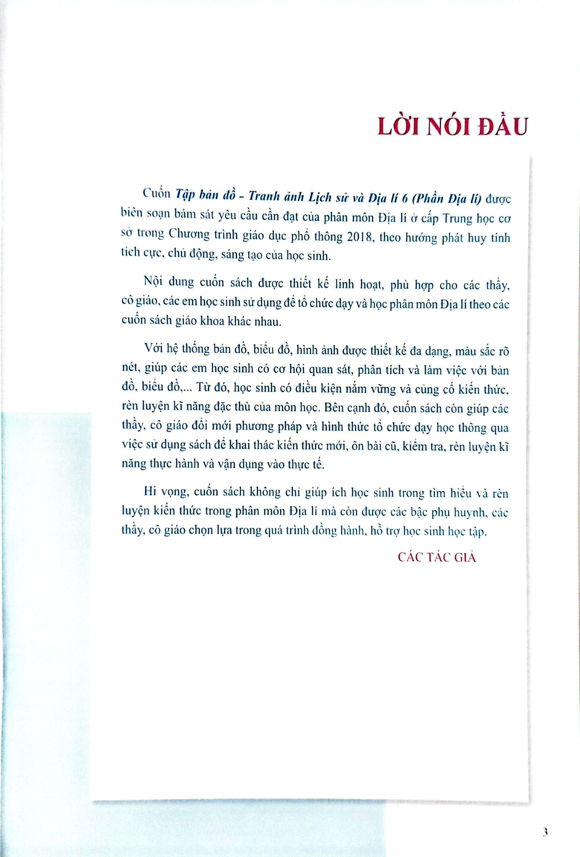 Tập Bản Đồ-Tranh Ảnh Lịch Sử Và Địa Lí 6 - Phần Địa Lí (Theo Chương Trình Giáo Dục Phổ Thông 2018) - Ảnh 3