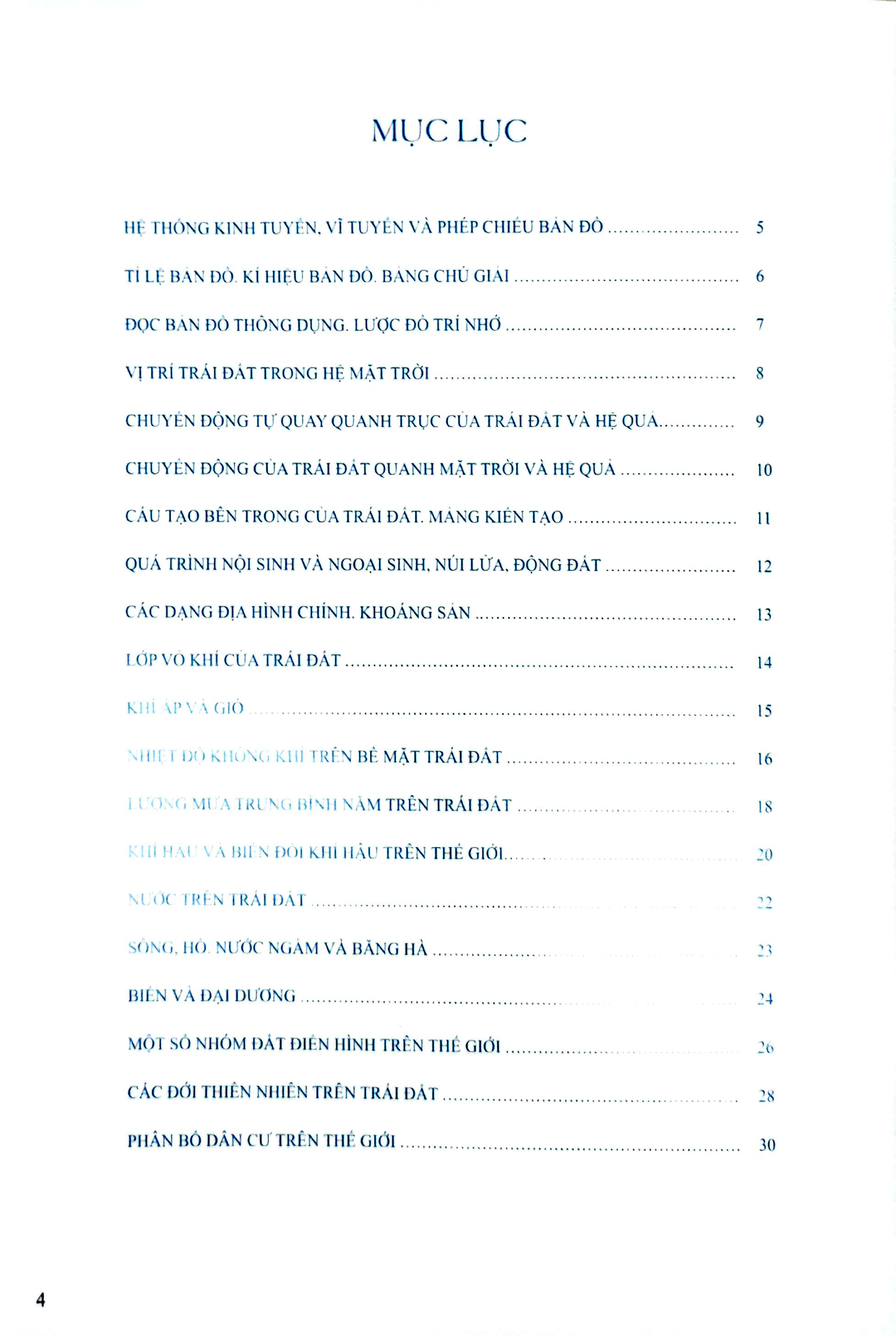 Tập Bản Đồ-Tranh Ảnh Lịch Sử Và Địa Lí 6 - Phần Địa Lí (Theo Chương Trình Giáo Dục Phổ Thông 2018) - Ảnh 4