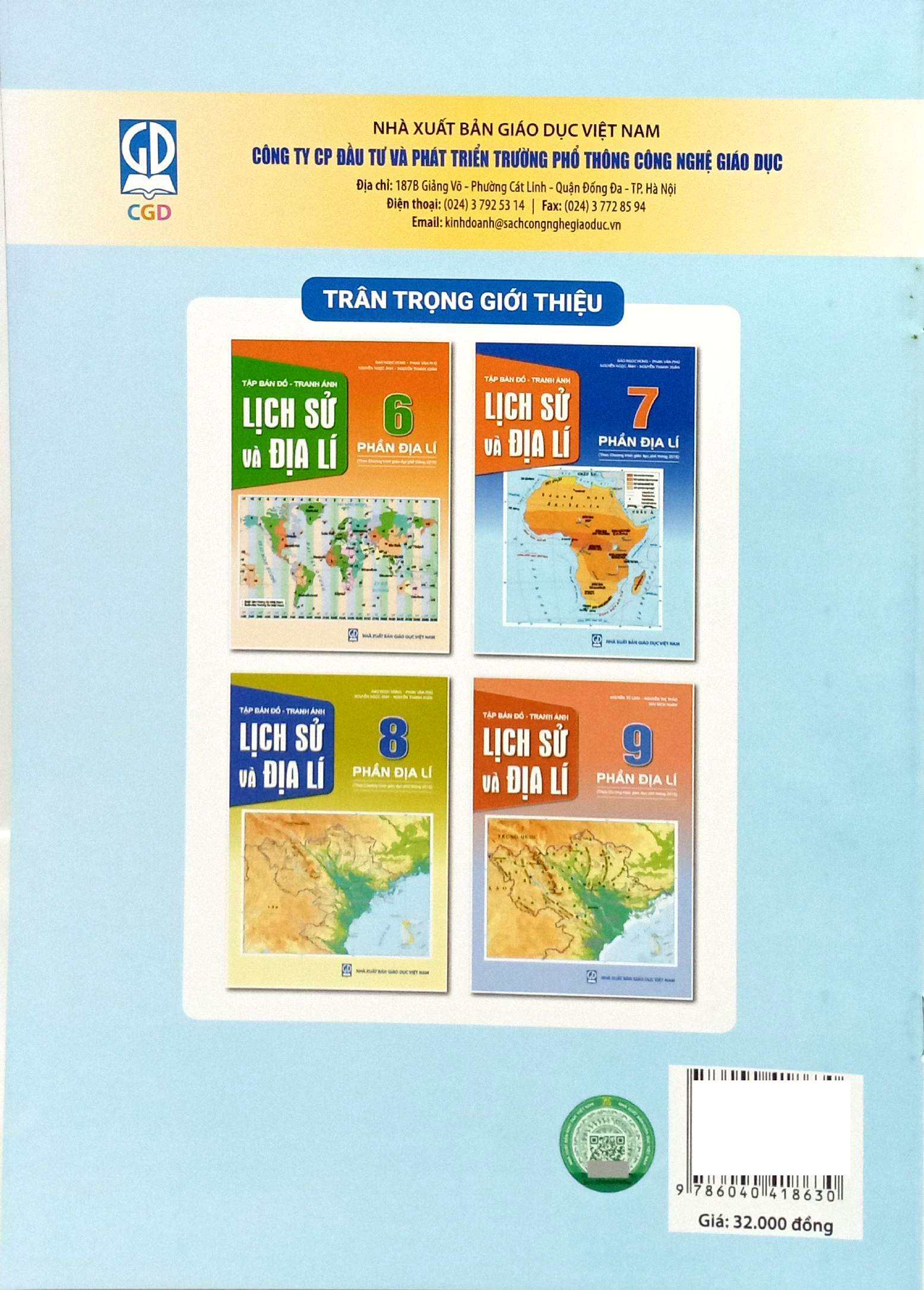 Tập Bản Đồ-Tranh Ảnh Lịch Sử Và Địa Lí 7 - Phần Địa Lí (Theo Chương Trình Giáo Dục Phổ Thông 2018) - Ảnh 6