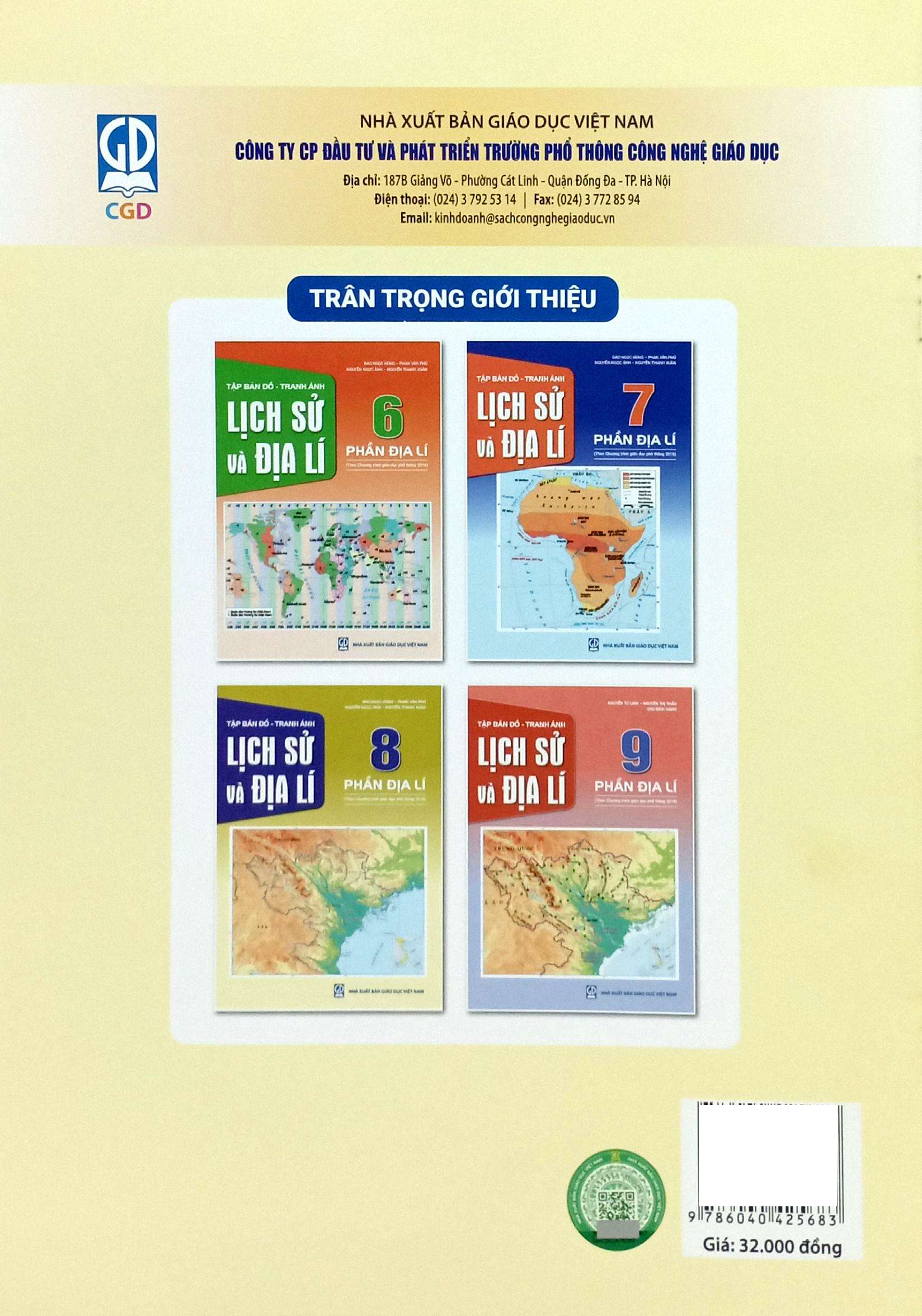 Tập Bản Đồ-Tranh Ảnh Lịch Sử Và Địa Lí 8 - Phần Địa Lí (Theo Chương Trình Giáo Dục Phổ Thông 2018) - Ảnh 6