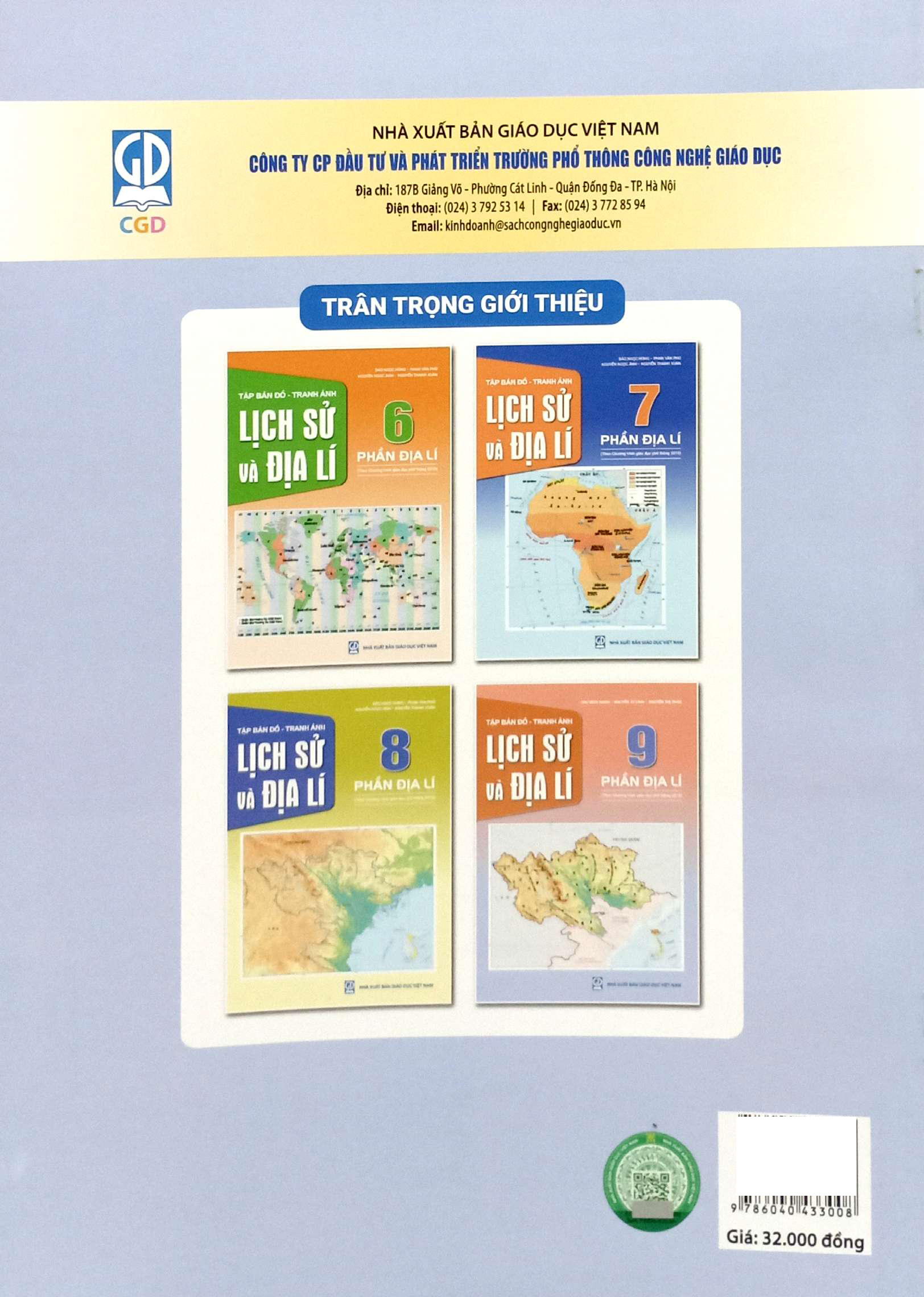 Tập Bản Đồ-Tranh Ảnh Lịch Sử Và Địa Lí 9 - Phần Địa Lí (Theo Chương Trình Giáo Dục Phổ Thông 2018) - Ảnh 6