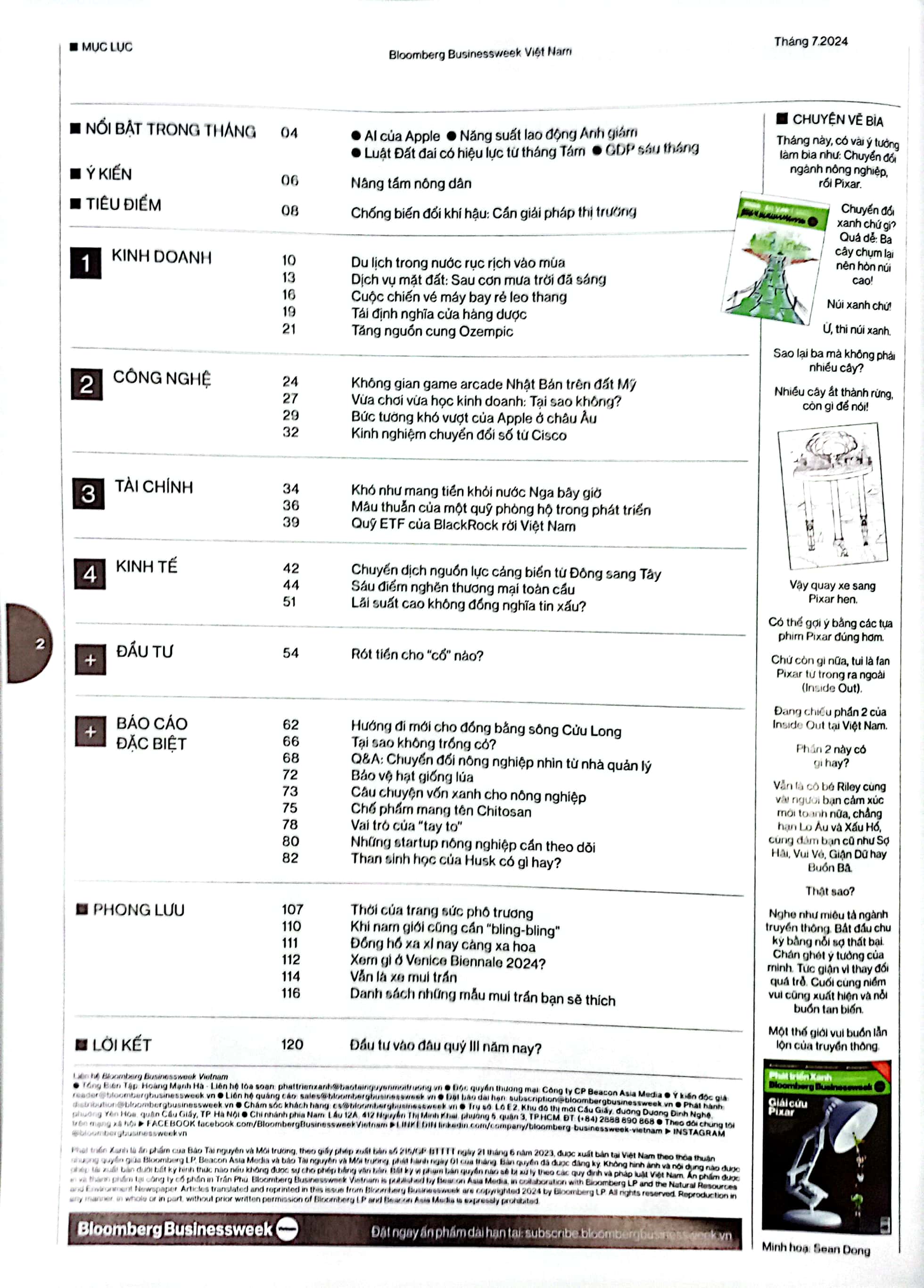 tạp chí blooberg businessweek việt nam - số tháng 7/2024 - giải cứu pixar - Ảnh 3
