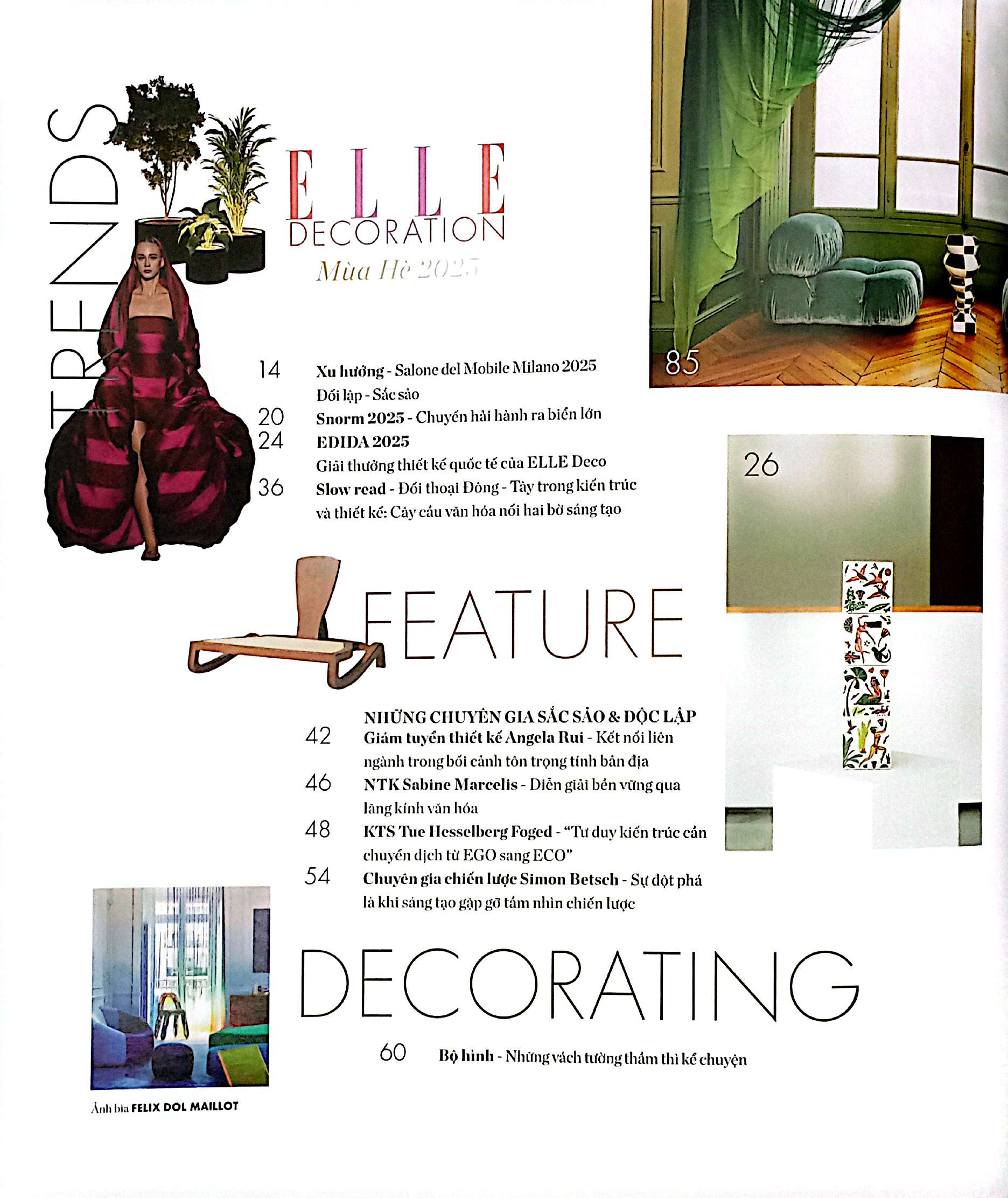 Tap Chi Elle Decoration - Summer 2025 - The Design Encounters - Ảnh 4