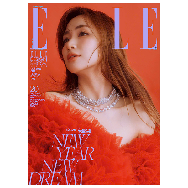 Tạp Chí Phái Đẹp Elle 2026 - New Year New Dream - Bìa Hòa Minzy