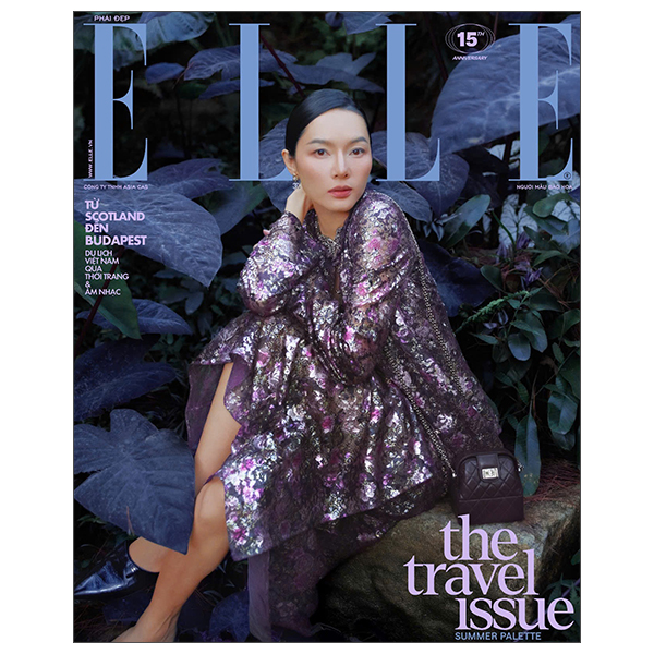 Tap Chi Phai Dep Elle Thang 5/2025 - The Travel Issue - Bia Nguoi Mau Bao Hoa