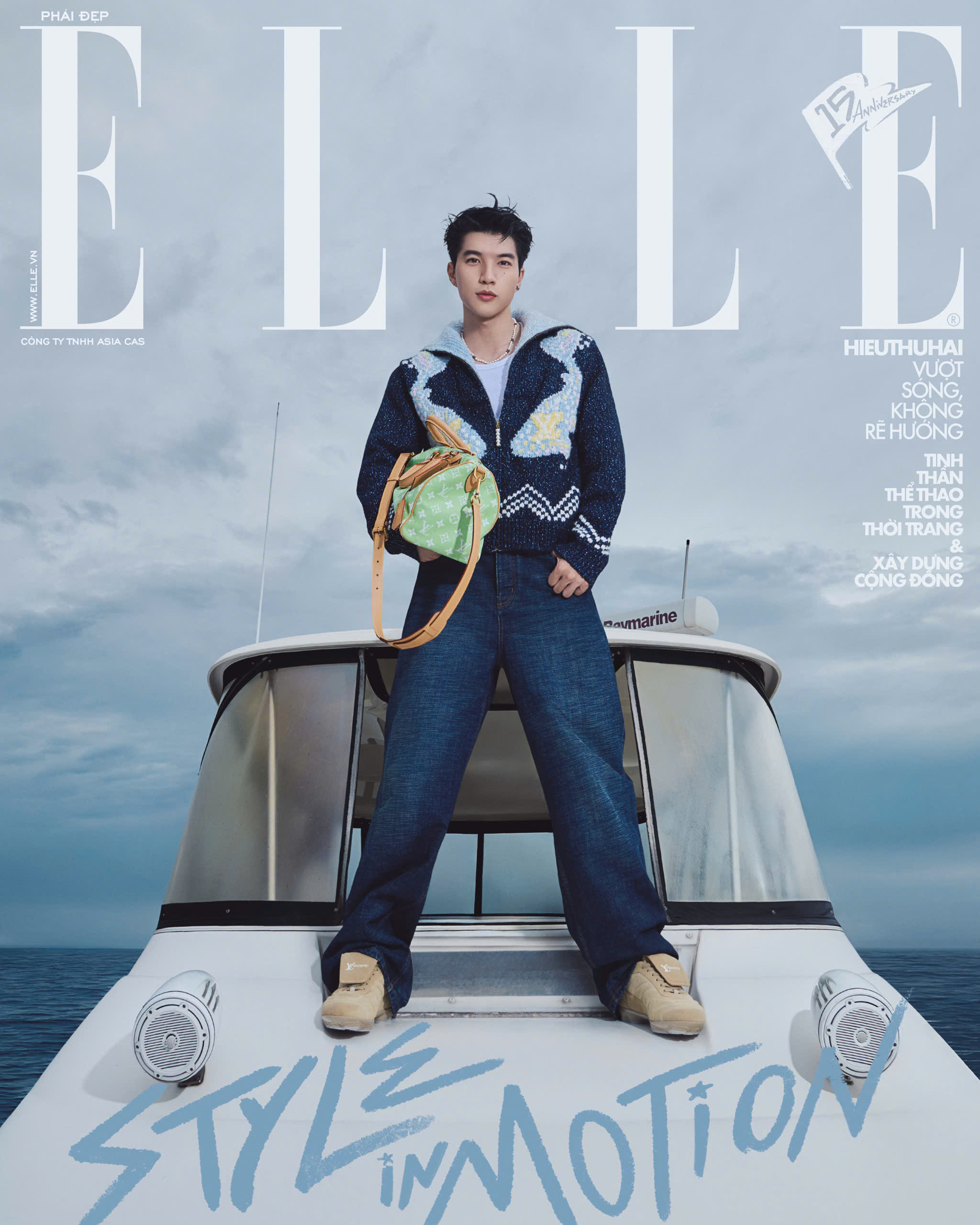 Tạp Chí Phái Đẹp Elle Tháng 6/2025 - Style In Motion - Bìa HIEUTHUHAI - Ảnh 2