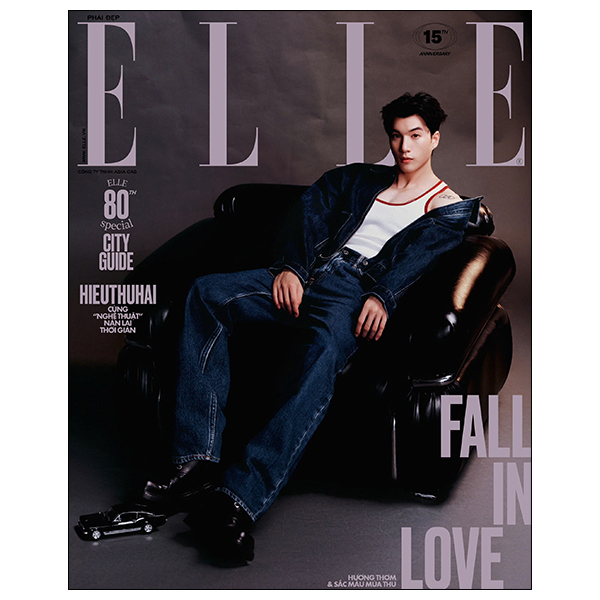 Tap Chi Phai Dep Elle Thang 9/2025 - Fall In Love - Bia HIEUTHUHAI - Ảnh 2