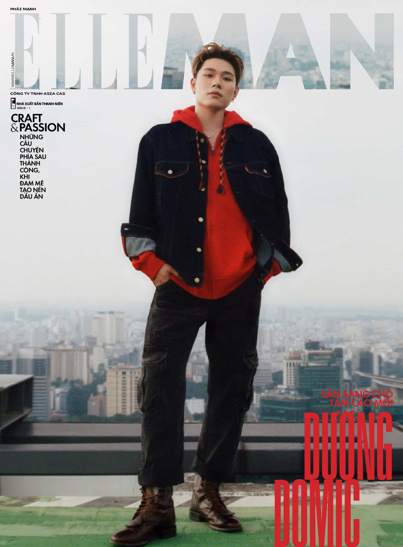 tạp chí phái mạnh elle man tháng 01/2025 - craft and passion - bìa 1 - Ảnh 2