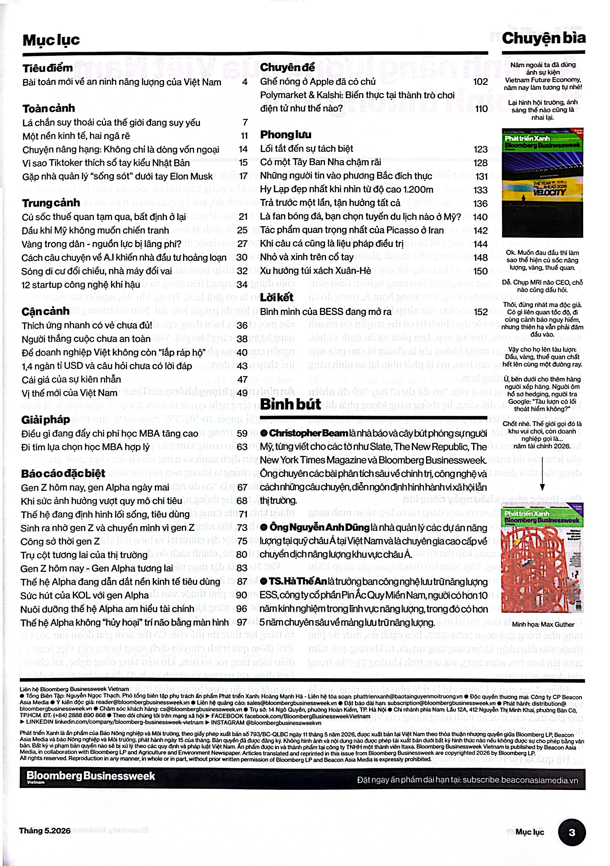 Tạp Chí Phát Triển Xanh Bloomberg Businessweek Việt Nam - Số Tháng 03-04-05/2026 - Ảnh 3