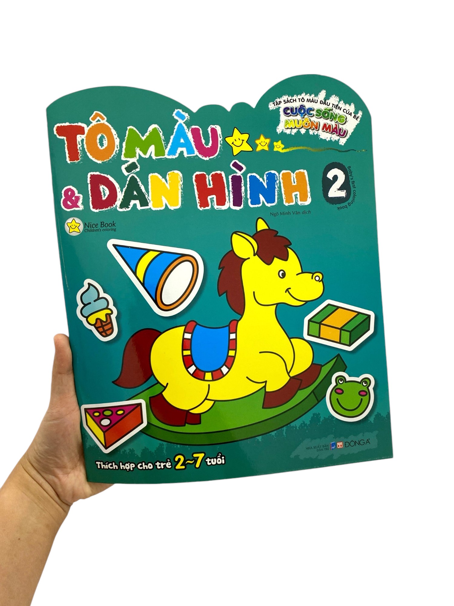 tập sách tô màu đầu tiên của bé - cuộc sống muôn màu - tô màu và dán hình - tập 2 - Ảnh 9