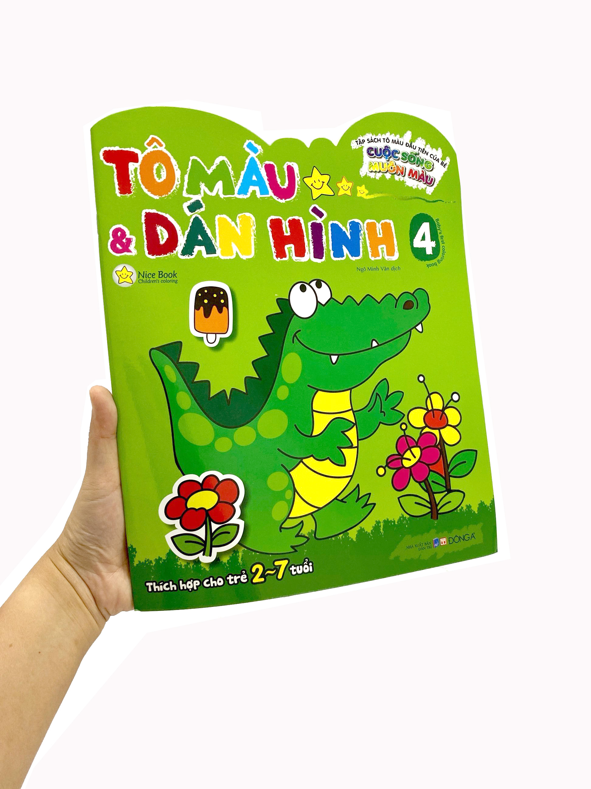 tập sách tô màu đầu tiên của bé - cuộc sống muôn màu - tô màu và dán hình - tập 4 - Ảnh 8