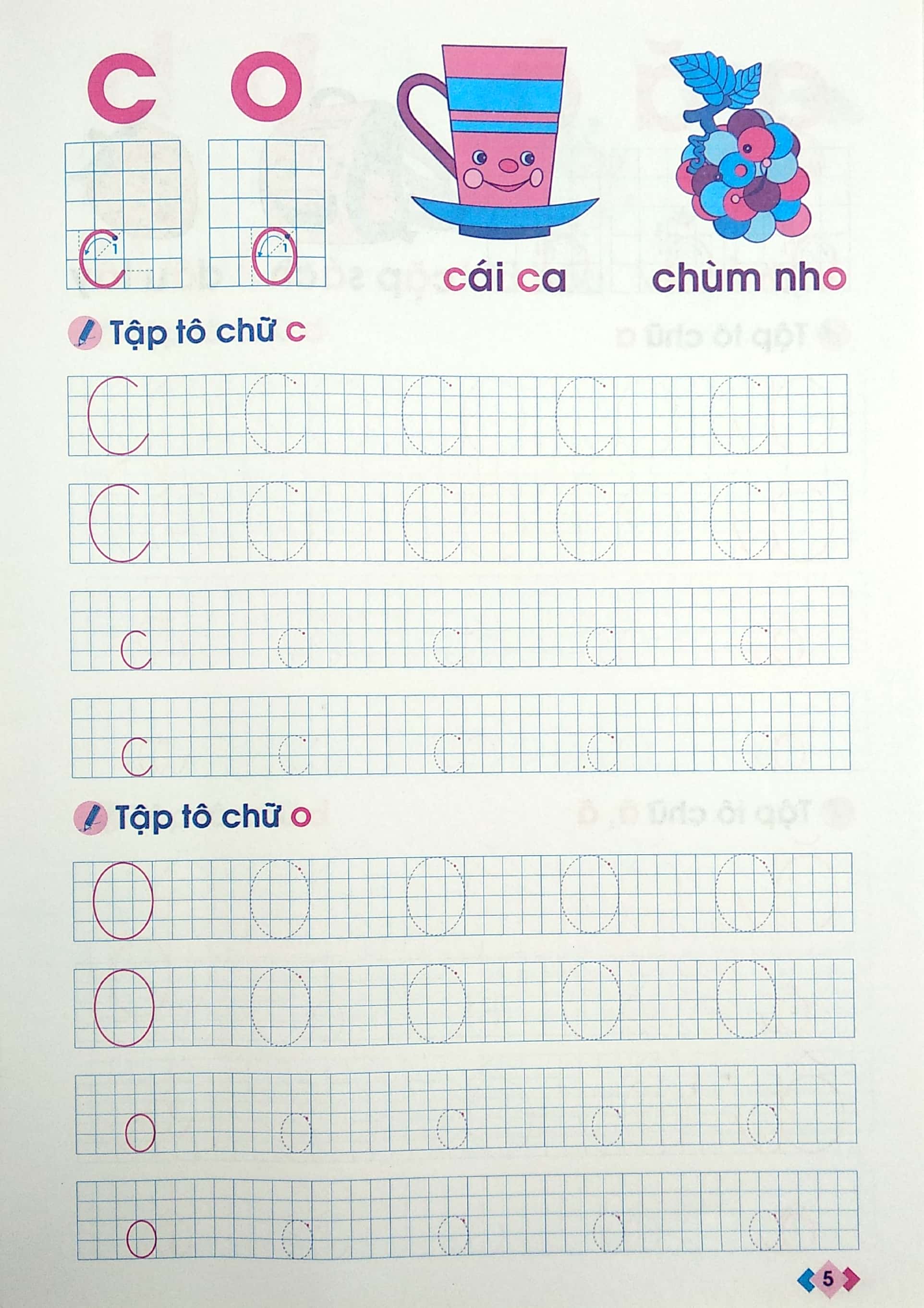 tập tô chữ mẫu giáo dành cho trẻ 5-6 tuổi - Ảnh 8