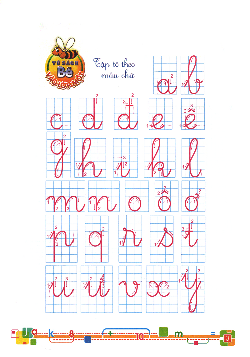 tập tô chữ mẫu giáo - tủ sách bé vào lớp 1 - Ảnh 4