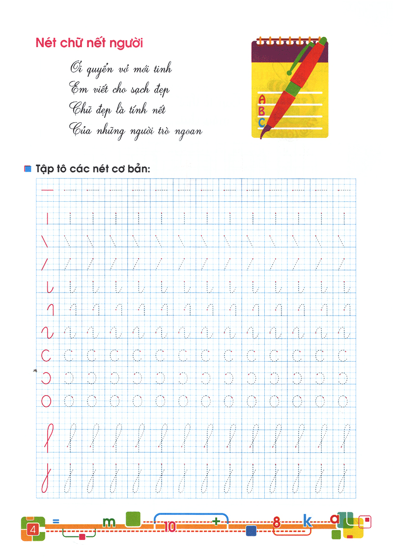 tập tô chữ mẫu giáo - tủ sách bé vào lớp 1 - Ảnh 5