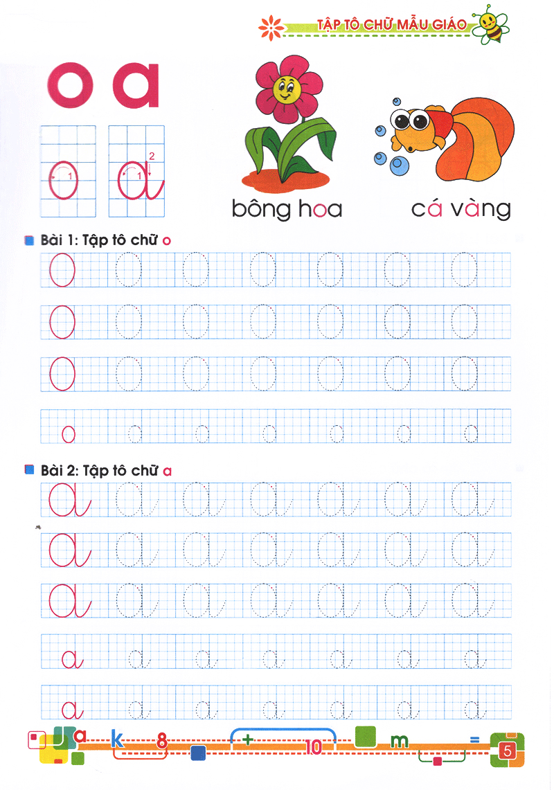 tập tô chữ mẫu giáo - tủ sách bé vào lớp 1 - Ảnh 6