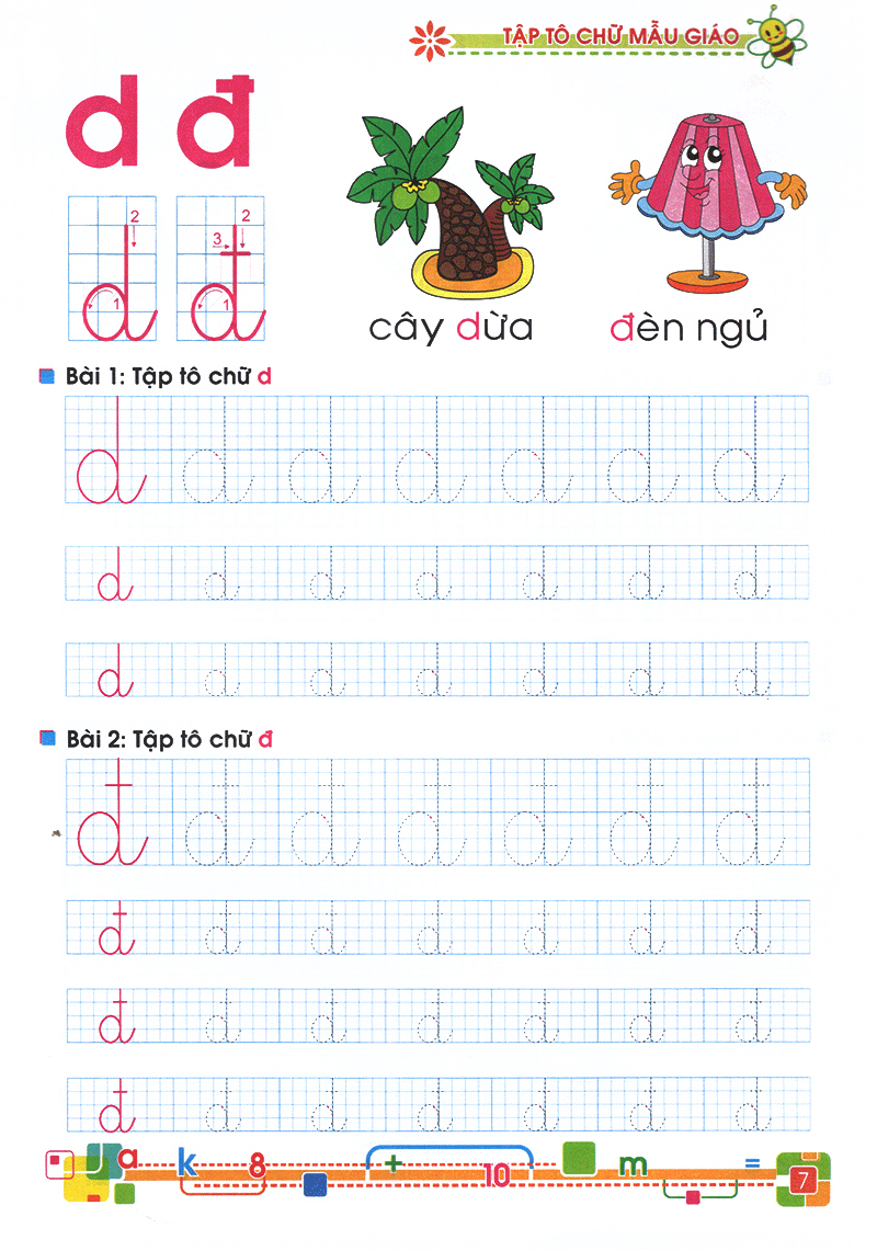 tập tô chữ mẫu giáo - tủ sách bé vào lớp 1 - Ảnh 8