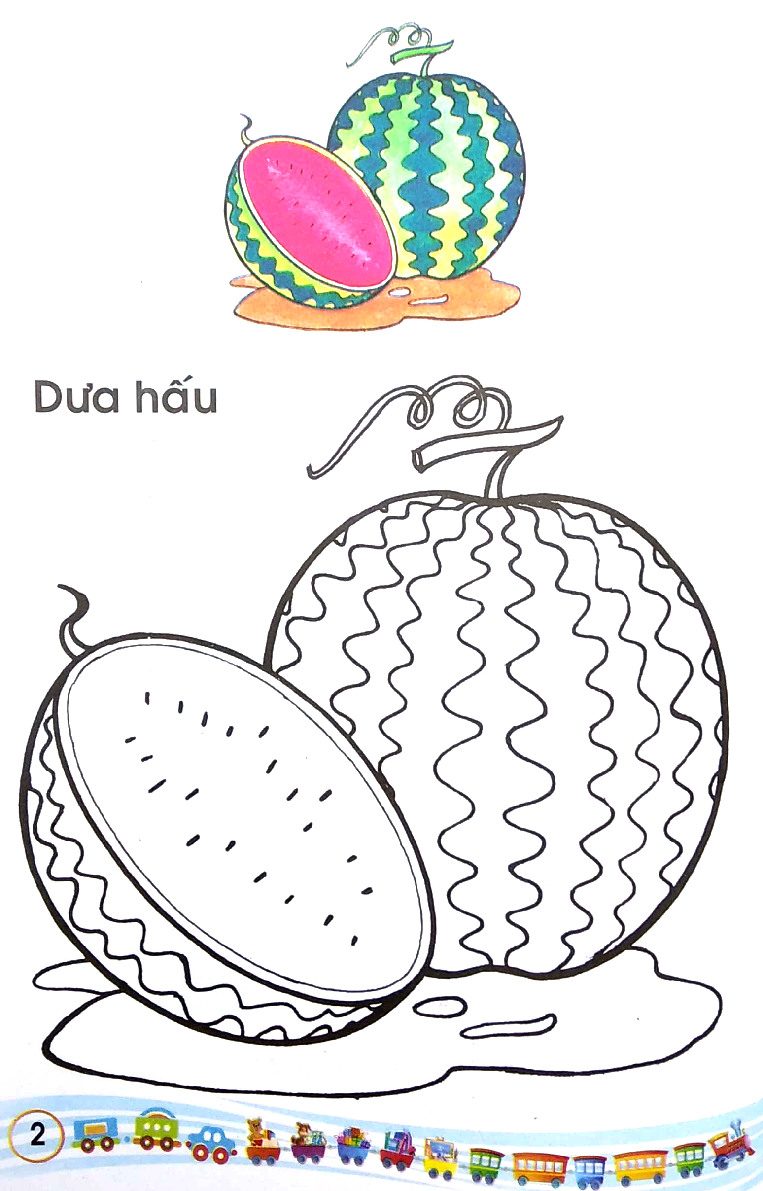 tập tô màu - các loại rau quả - Ảnh 3