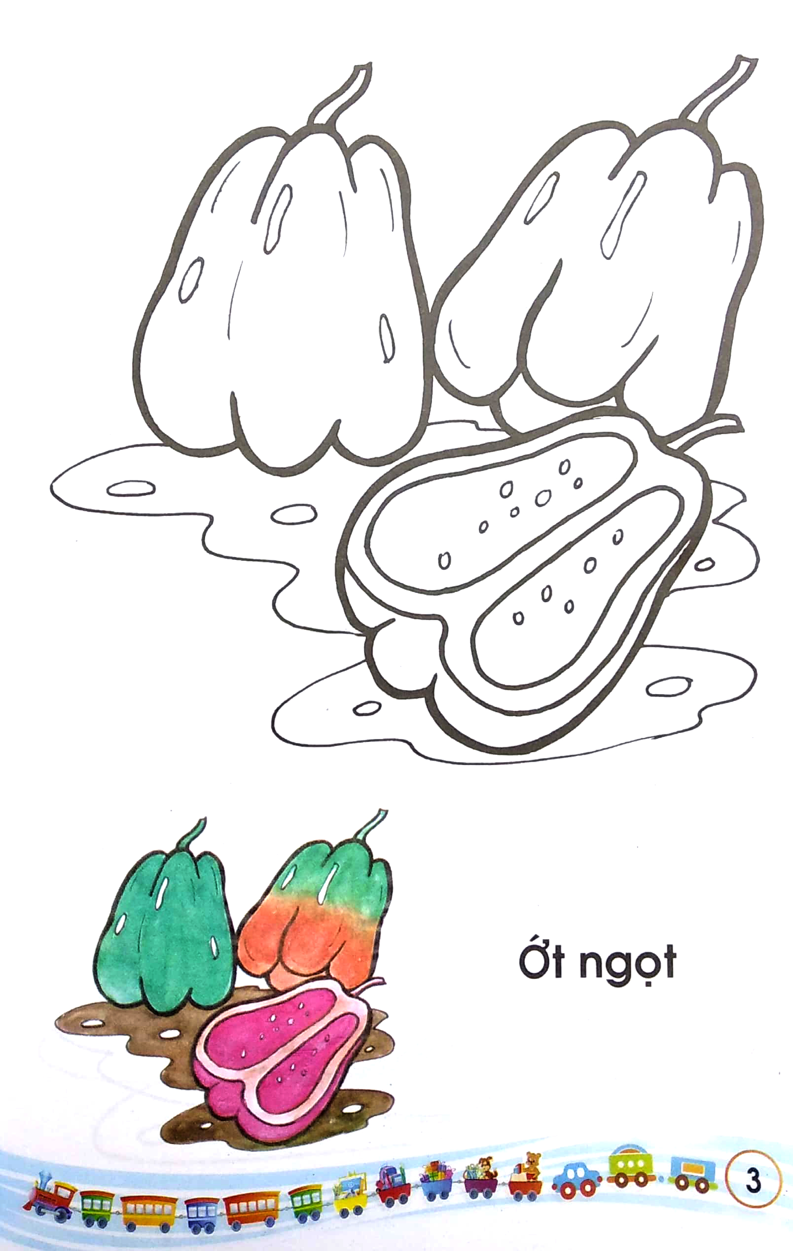 tập tô màu - các loại rau quả - Ảnh 4