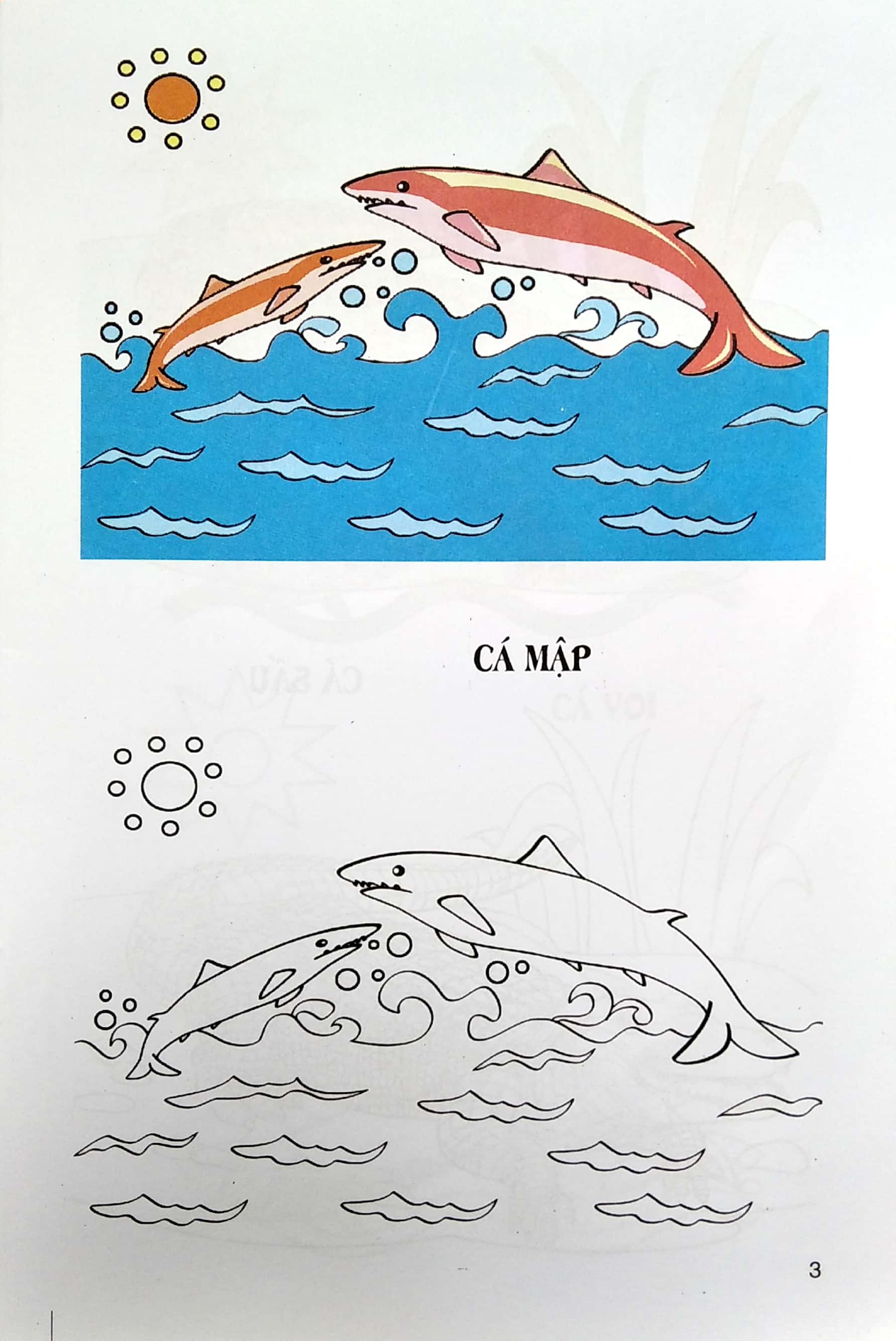 tập tô màu - động vật dưới nước - Ảnh 4