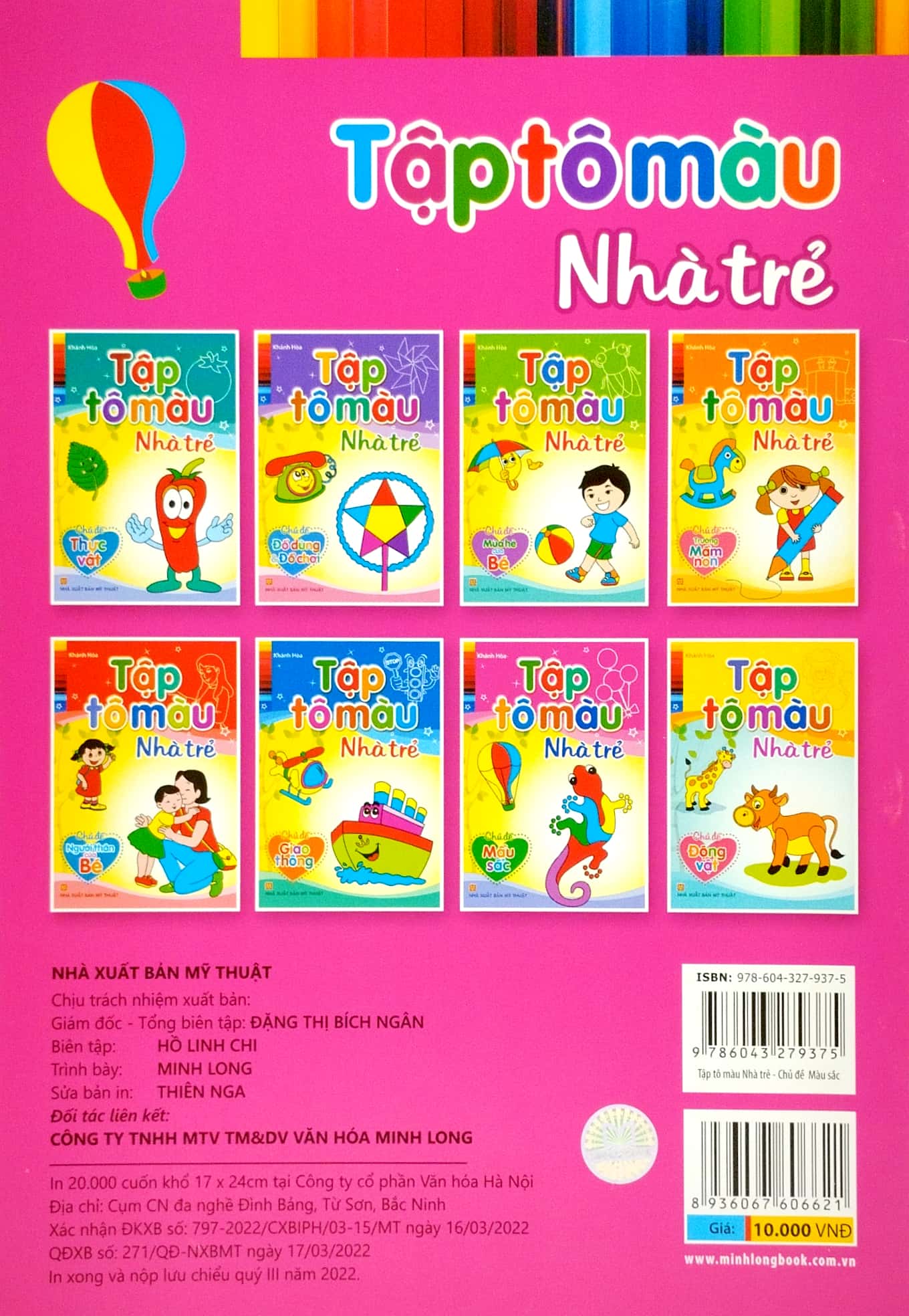 tập tô màu nhà trẻ - màu sắc (2022) - Ảnh 6