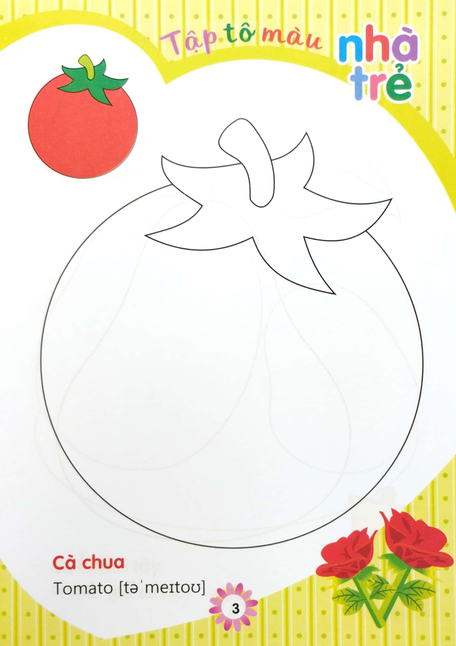 tập tô màu nhà trẻ - thực vật (2022) - Ảnh 5