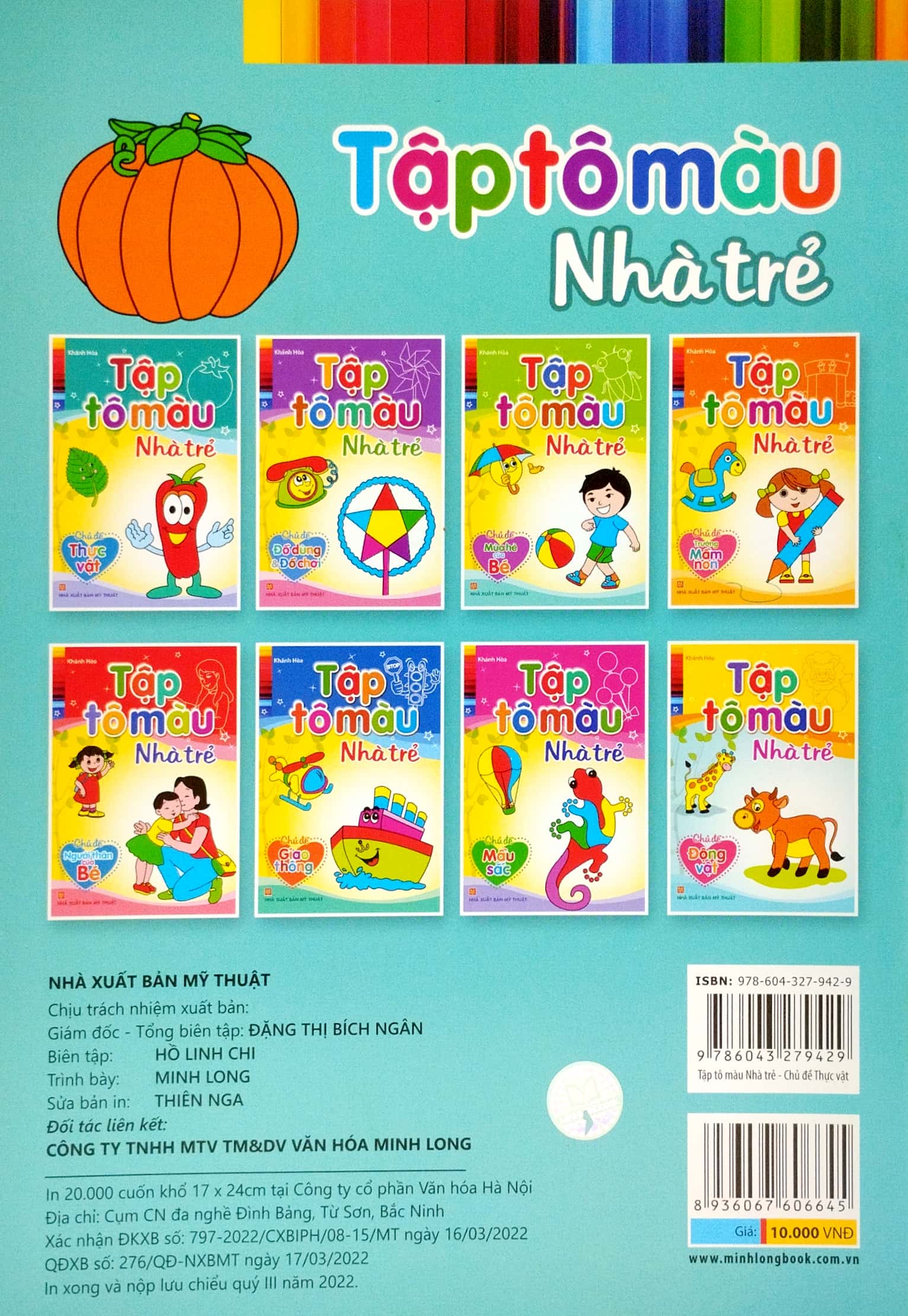 tập tô màu nhà trẻ - thực vật (2022) - Ảnh 7