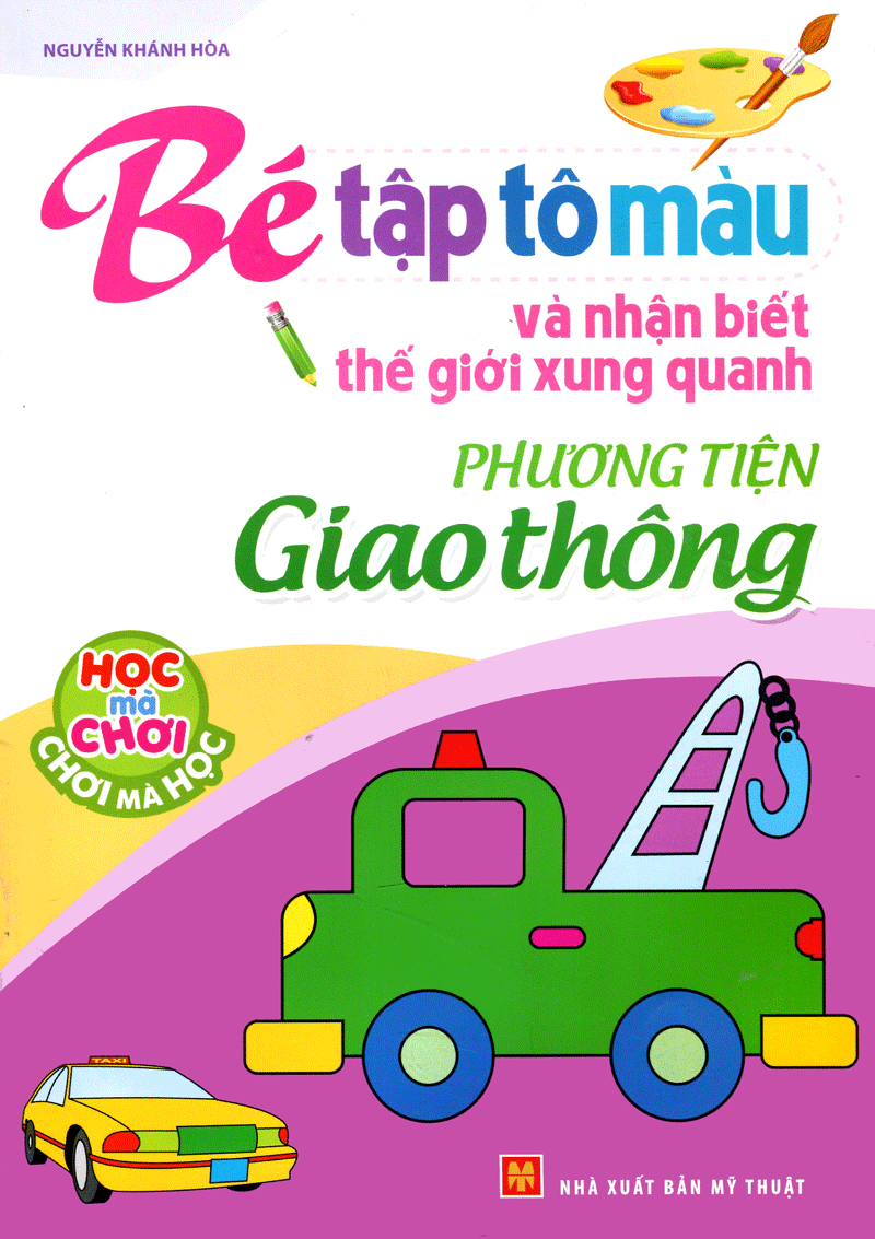tập tô màu và nhận biết thế giới xung quanh - các phương tiện giao thông - Ảnh 2