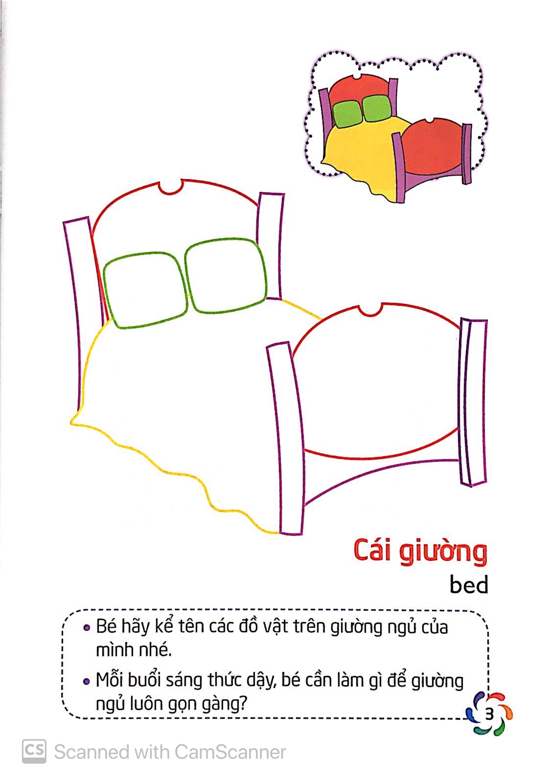 tập tô màu và nhận biết thế giới xung quanh - đồ dùng gia đình - Ảnh 5