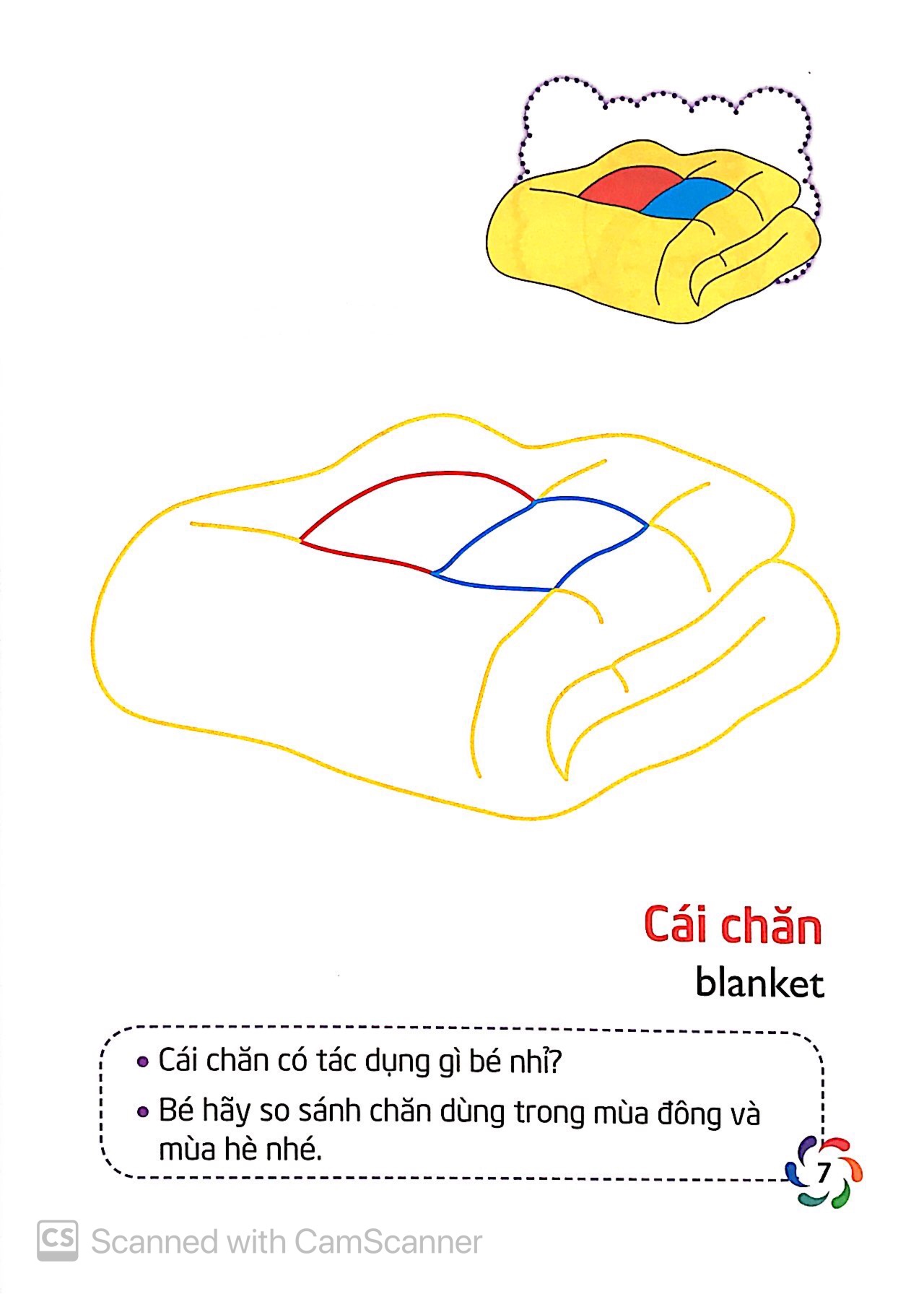 tập tô màu và nhận biết thế giới xung quanh - đồ dùng gia đình - Ảnh 9