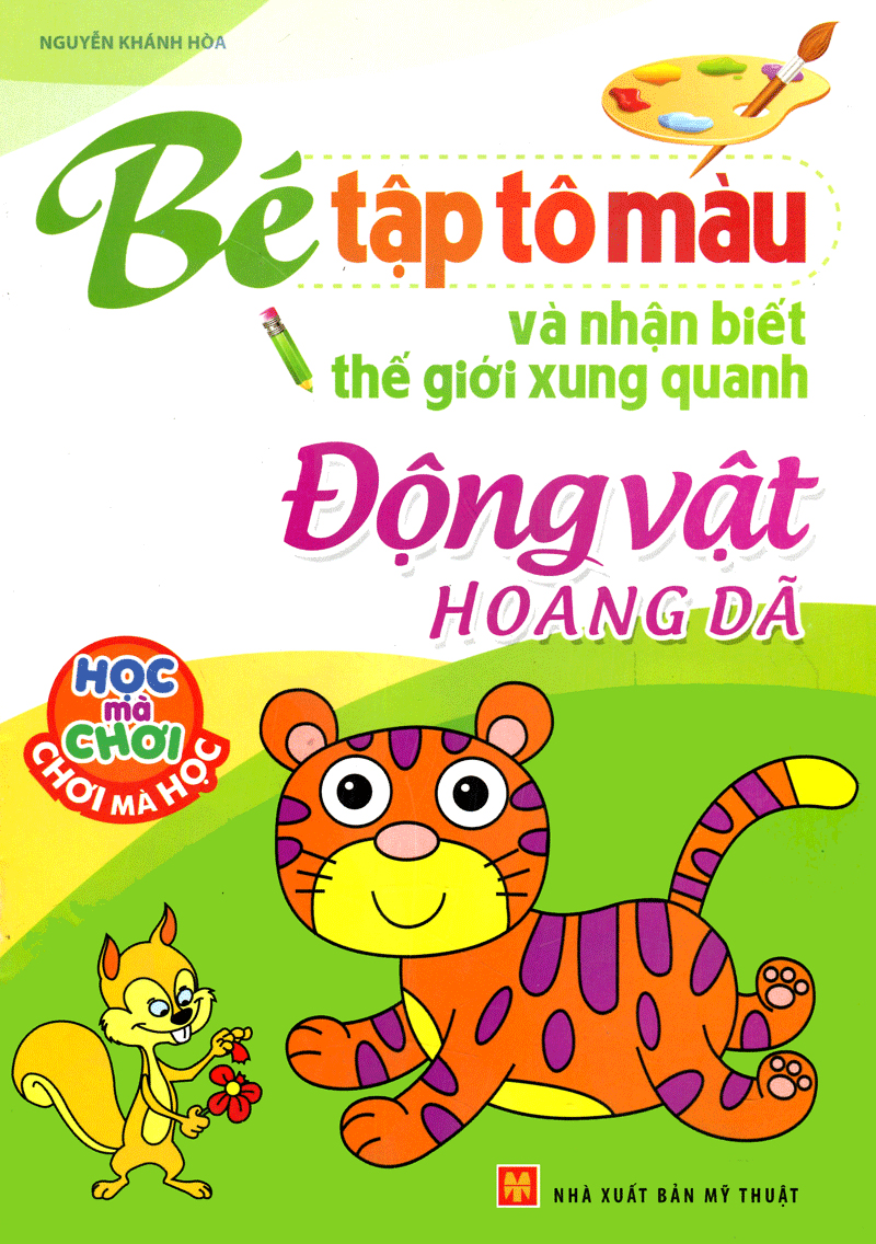 tập tô màu và nhận biết thế giới xung quanh - động vật hoang dã - Ảnh 2