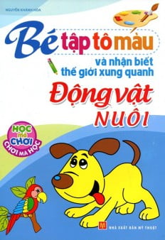 tập tô màu và nhận biết thế giới xung quanh - động vật nuôi - Ảnh 2
