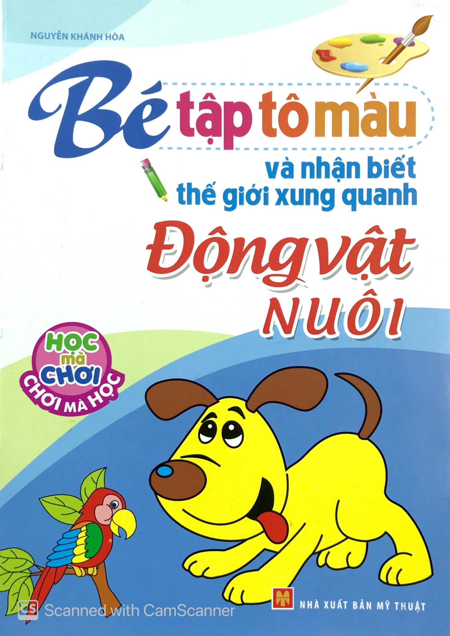 tập tô màu và nhận biết thế giới xung quanh - động vật nuôi - Ảnh 3